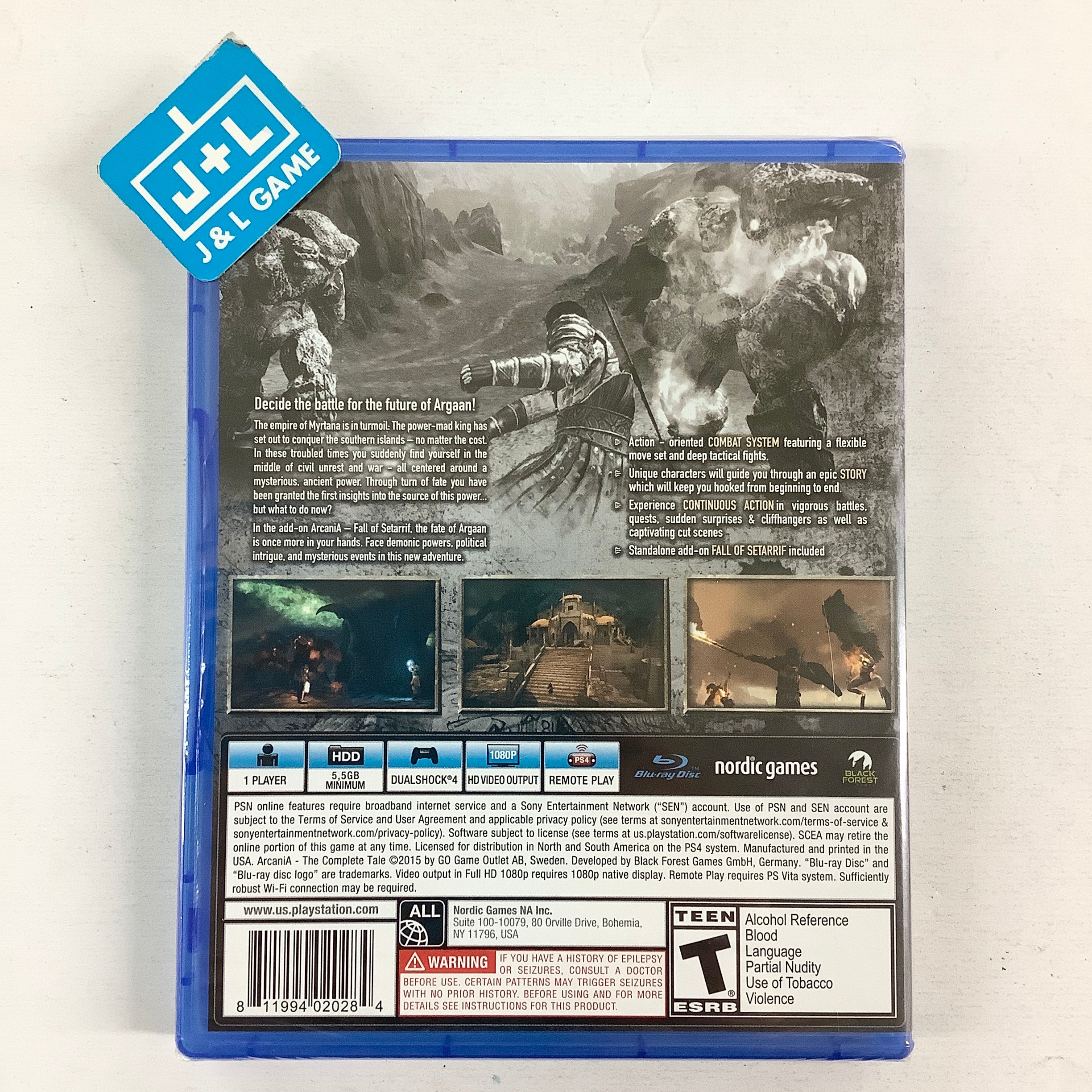 Arcania: The Complete Tale - (PS4) PlayStation 4 Video Games Nordic Games Publishing