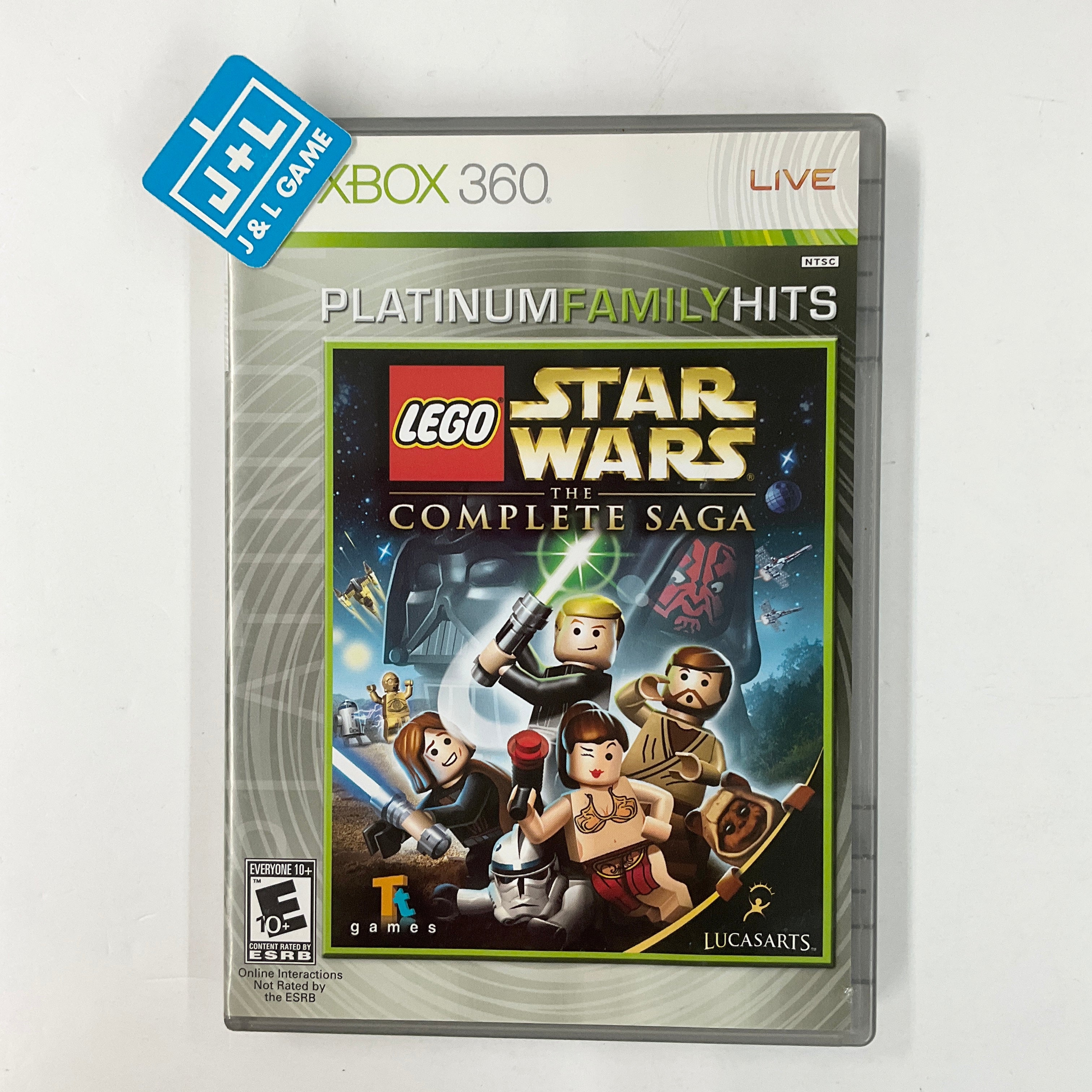 LEGO Star Wars: The Complete Saga (Platinum Hits) - Xbox 360 [Pre-Owned] Video Games LucasArts   