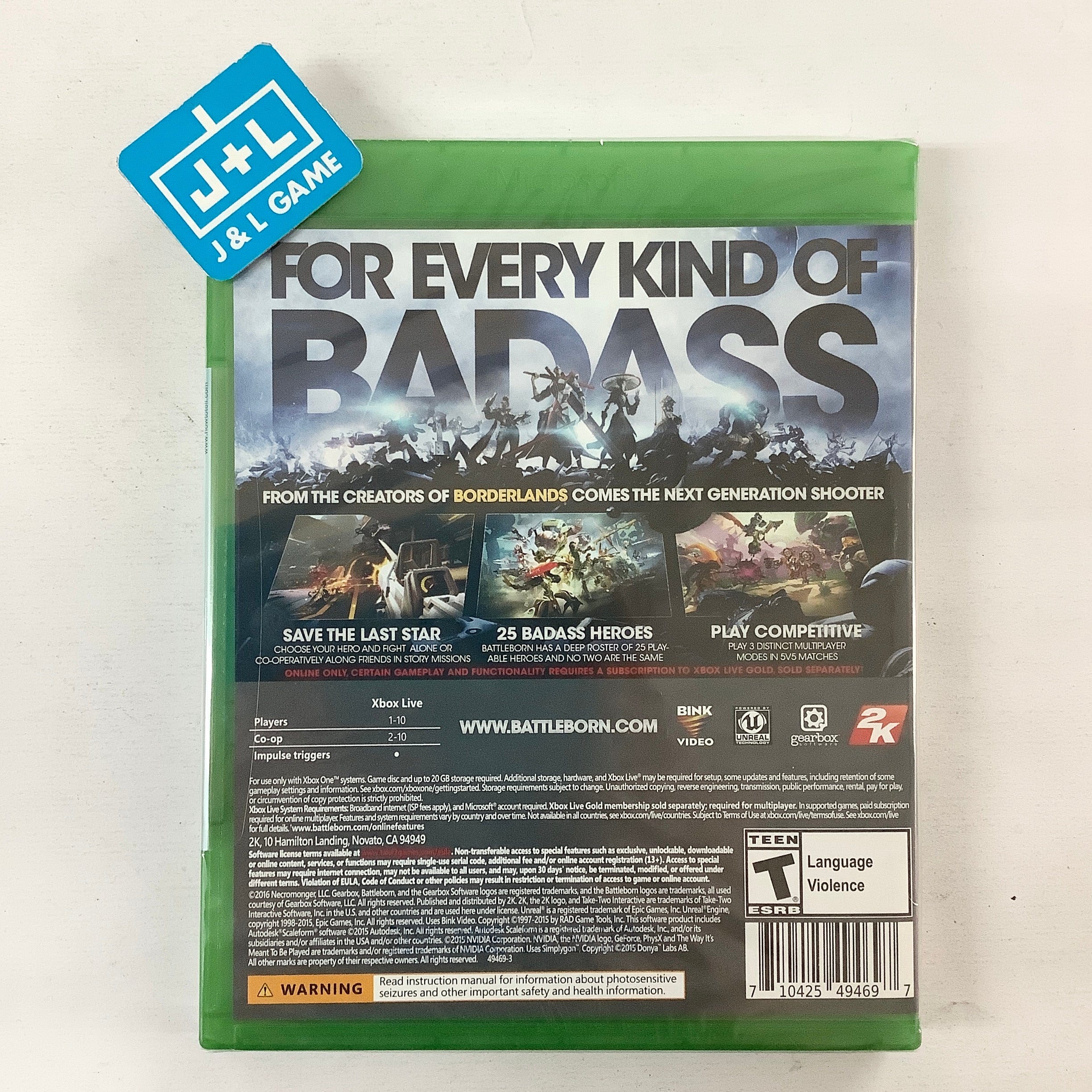 Troc Echange XBOX ONE NEUF. SOUS FILM. BATTLEBORN sur Troc Echange XBOX ONE NEUF. SOUS FILM. BATTLEBORN sur