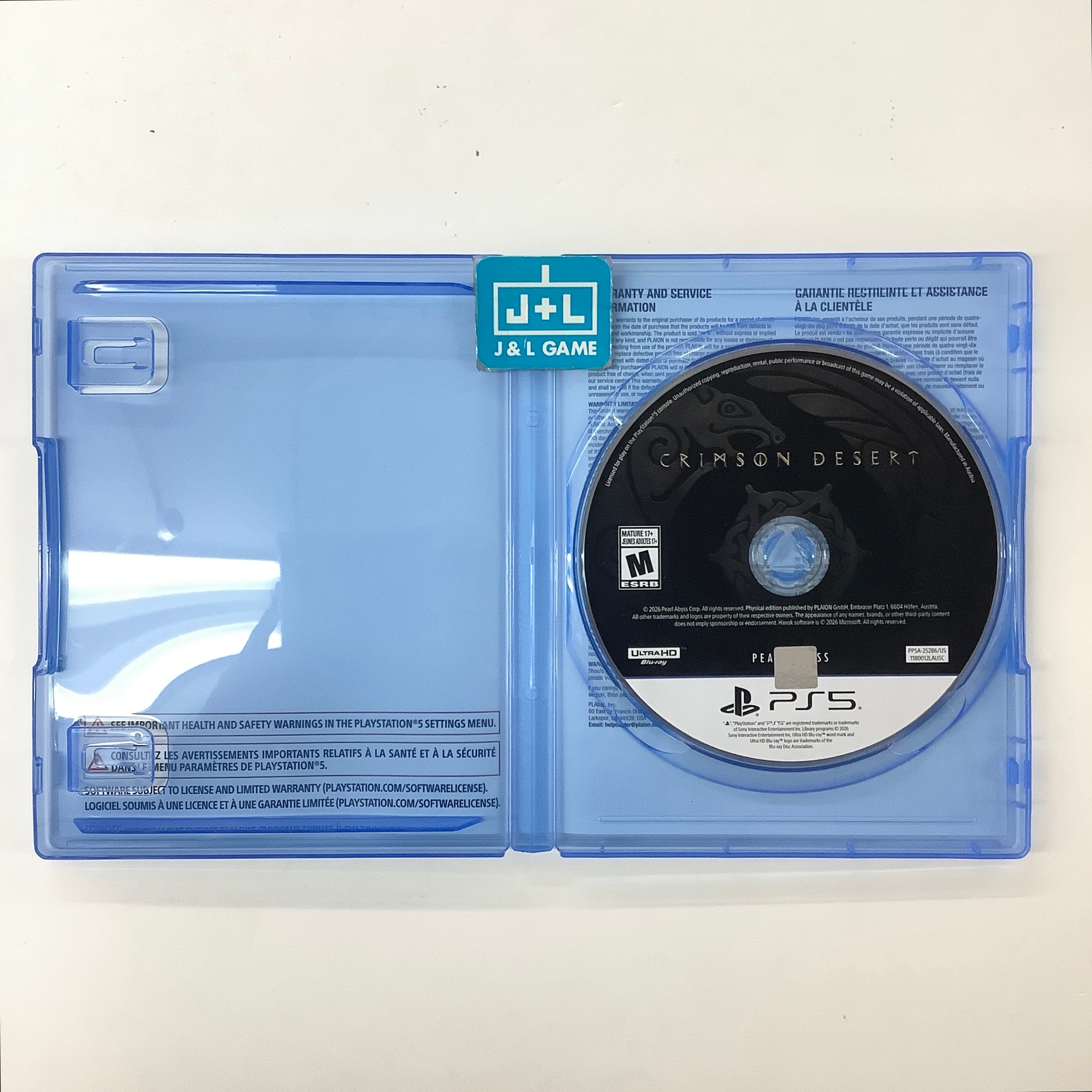 Crimson Desert - (PS5) PlayStation 5 [Pre-Owned] Video Games Pearl Abyss