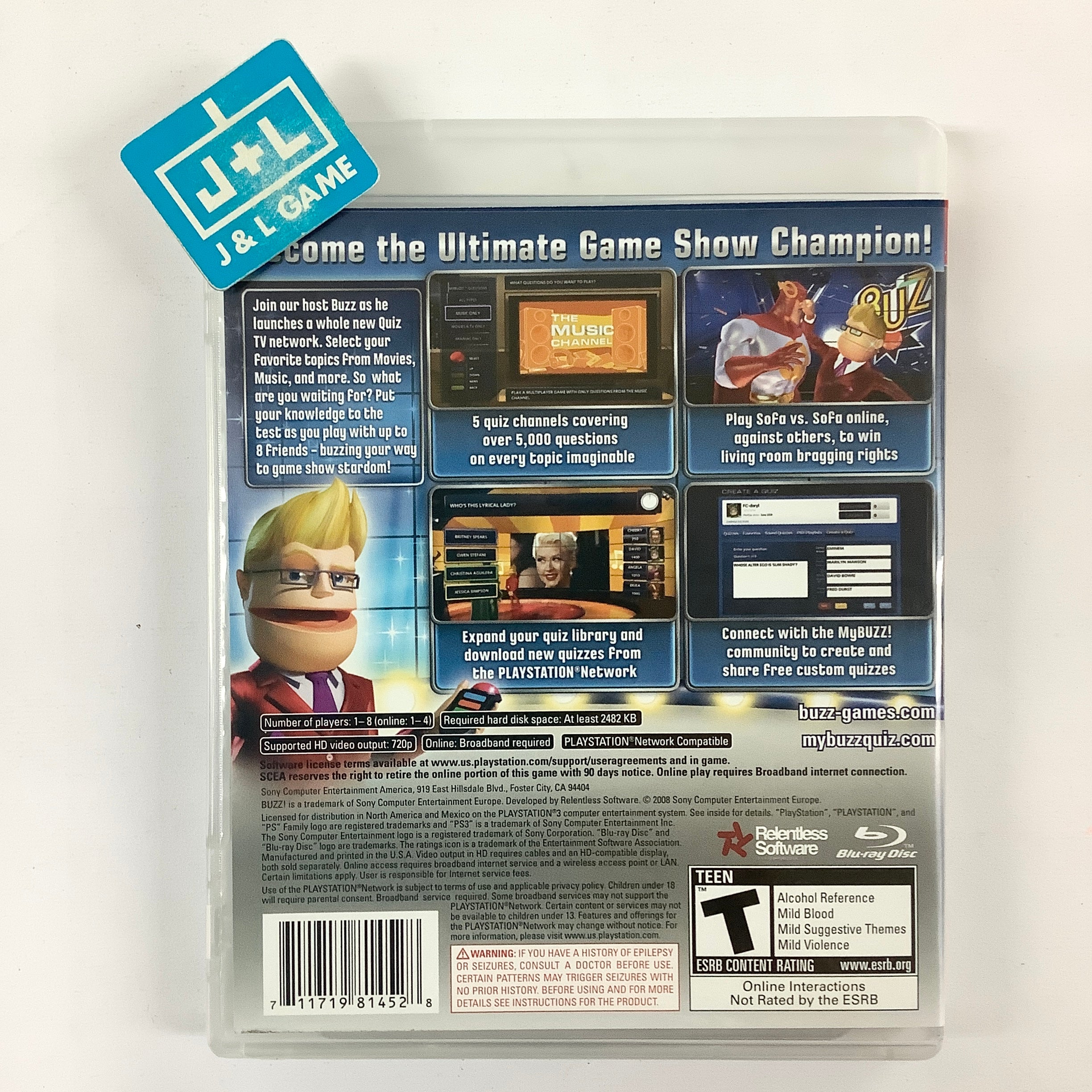 Buzz game ps3 deals