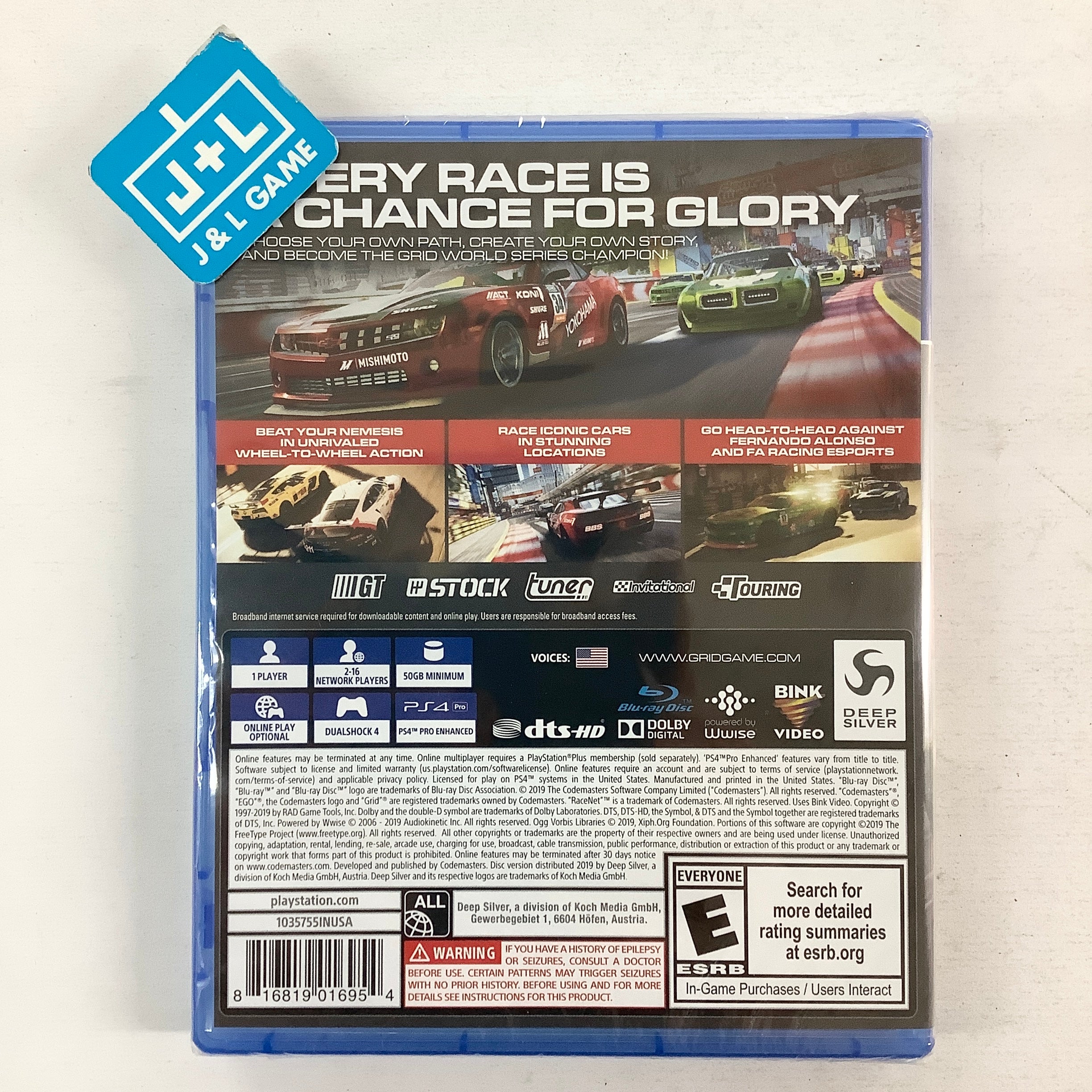 Grid - (PS4) PlayStation 4 Video Games Deep Silver