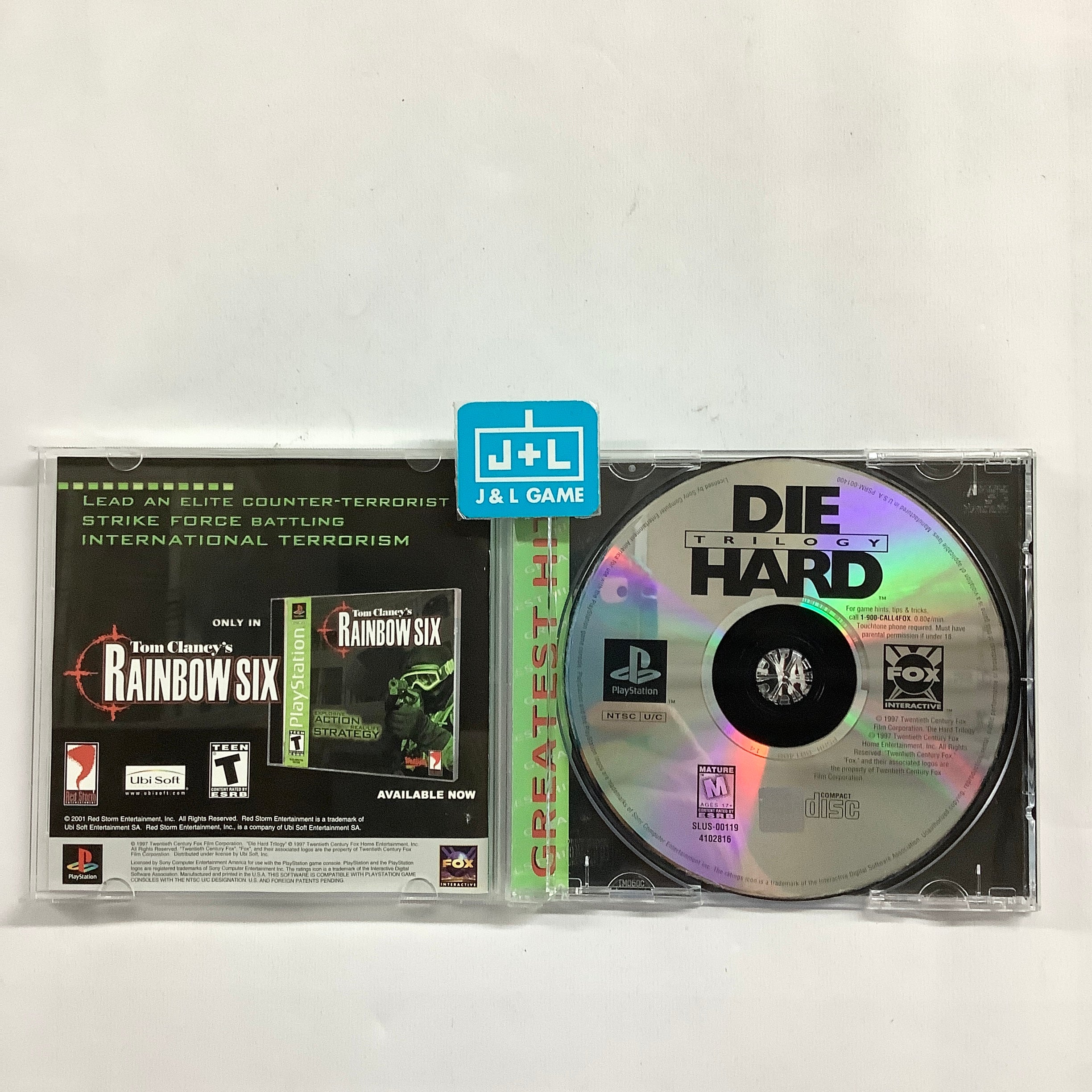 Die Hard Trilogy (Greatest Hits) - (PS1) PlayStation 1 [Pre-Owned] Video Games Ubisoft   