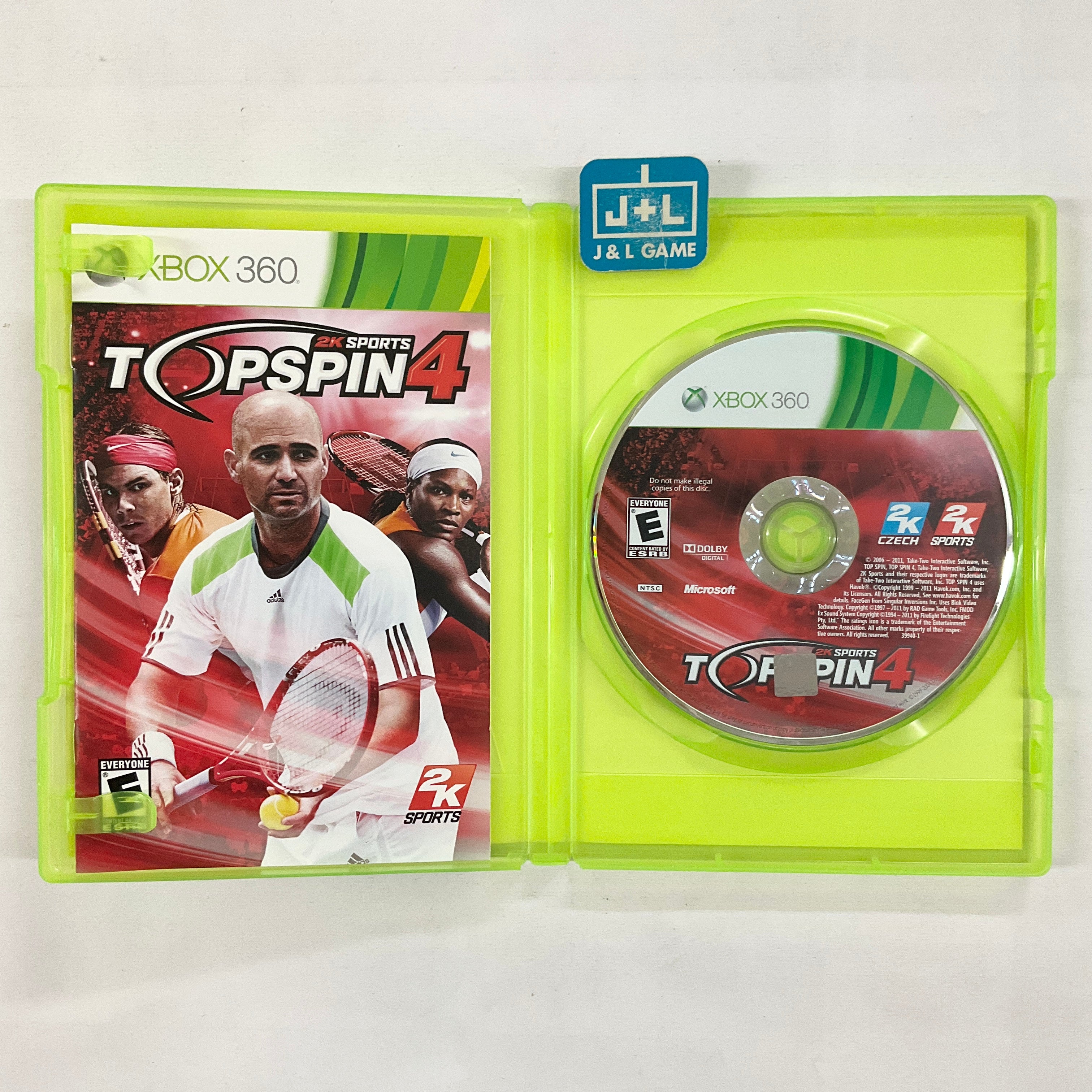 Top Spin 4 - Xbox 360 [Pre-Owned] | J&L Game