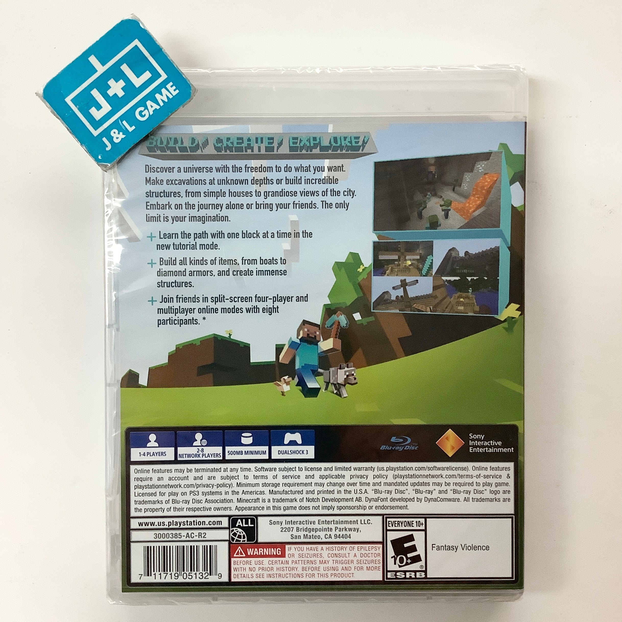 Minecraft - (PS3) PlayStation 3 Video Games Mojang AB