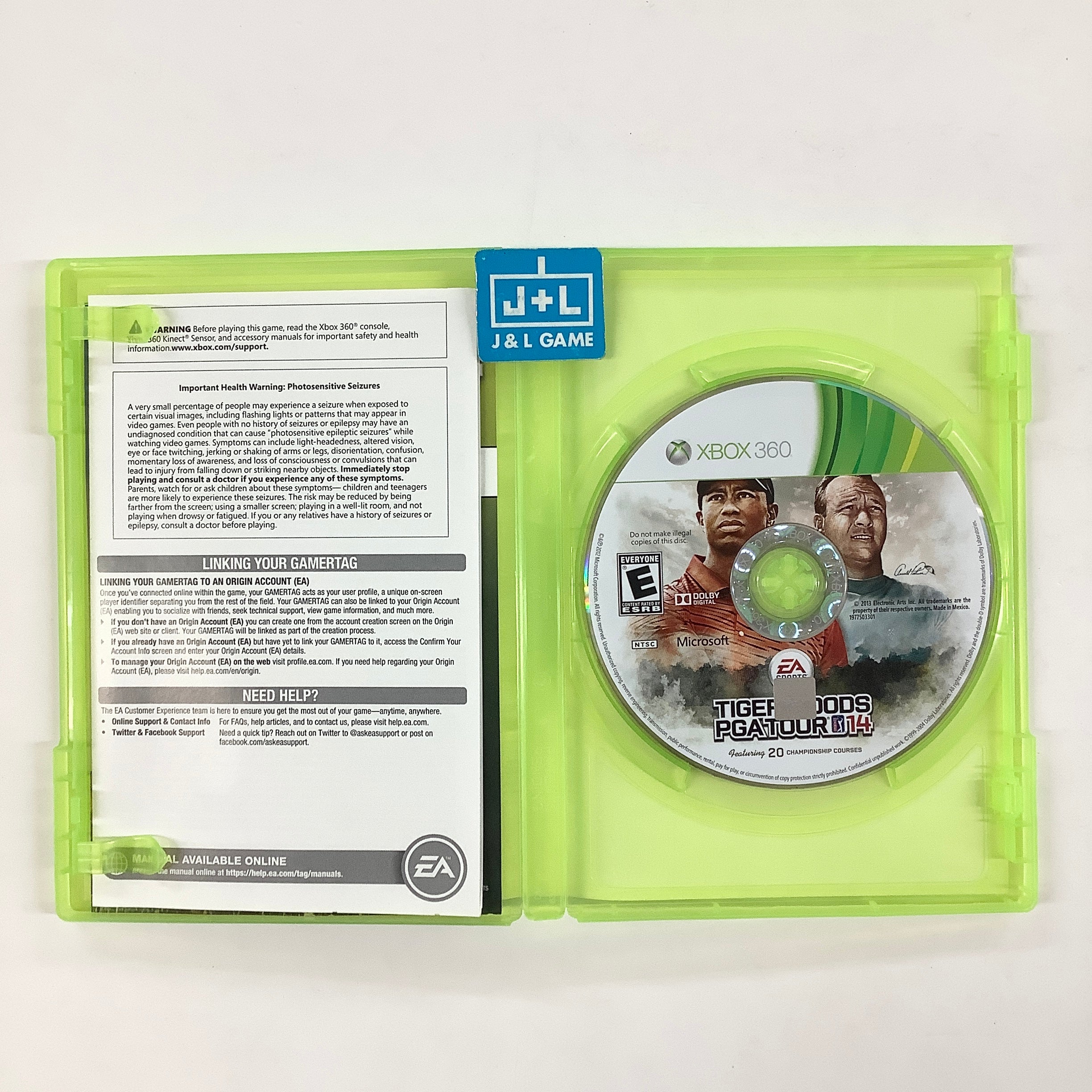 Tiger Woods PGA Tour 14 - Xbox 360 [Pre-Owned] Video Games Electronic Arts