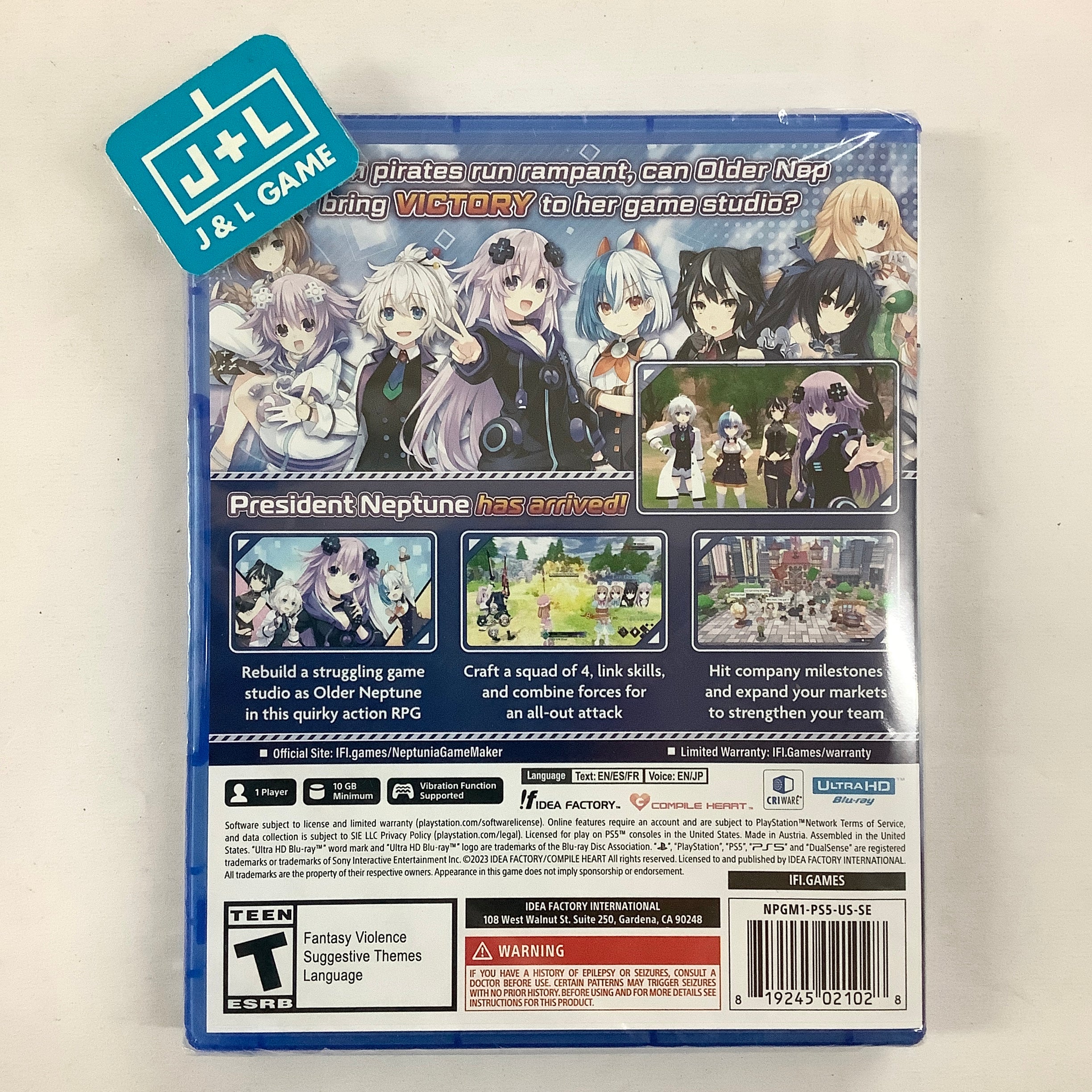 Neptunia Game Maker R:Evolution - (PS5) PlayStation 5 Video Games Idea Factory International   