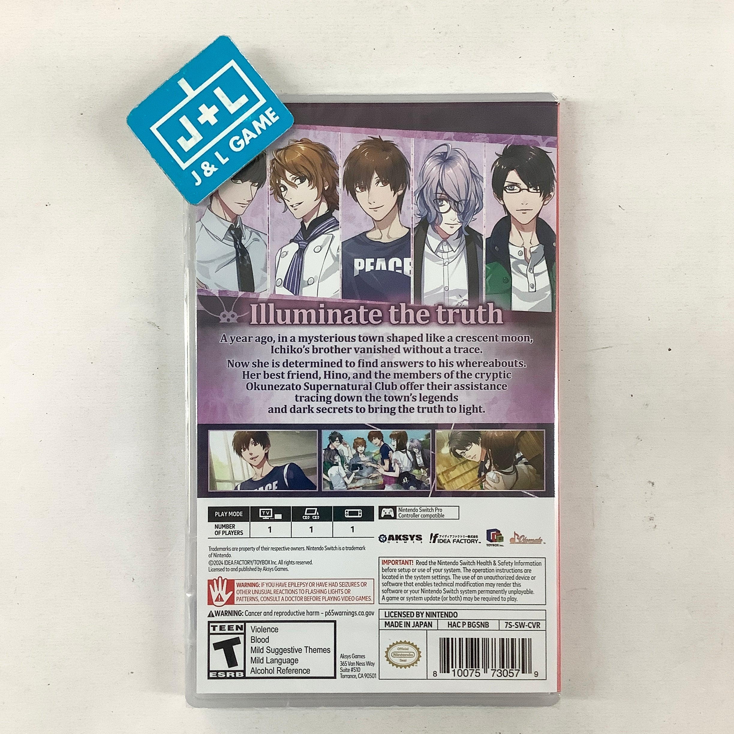 7'scarlet - (NSW) Nintendo Switch Video Games Aksys Games