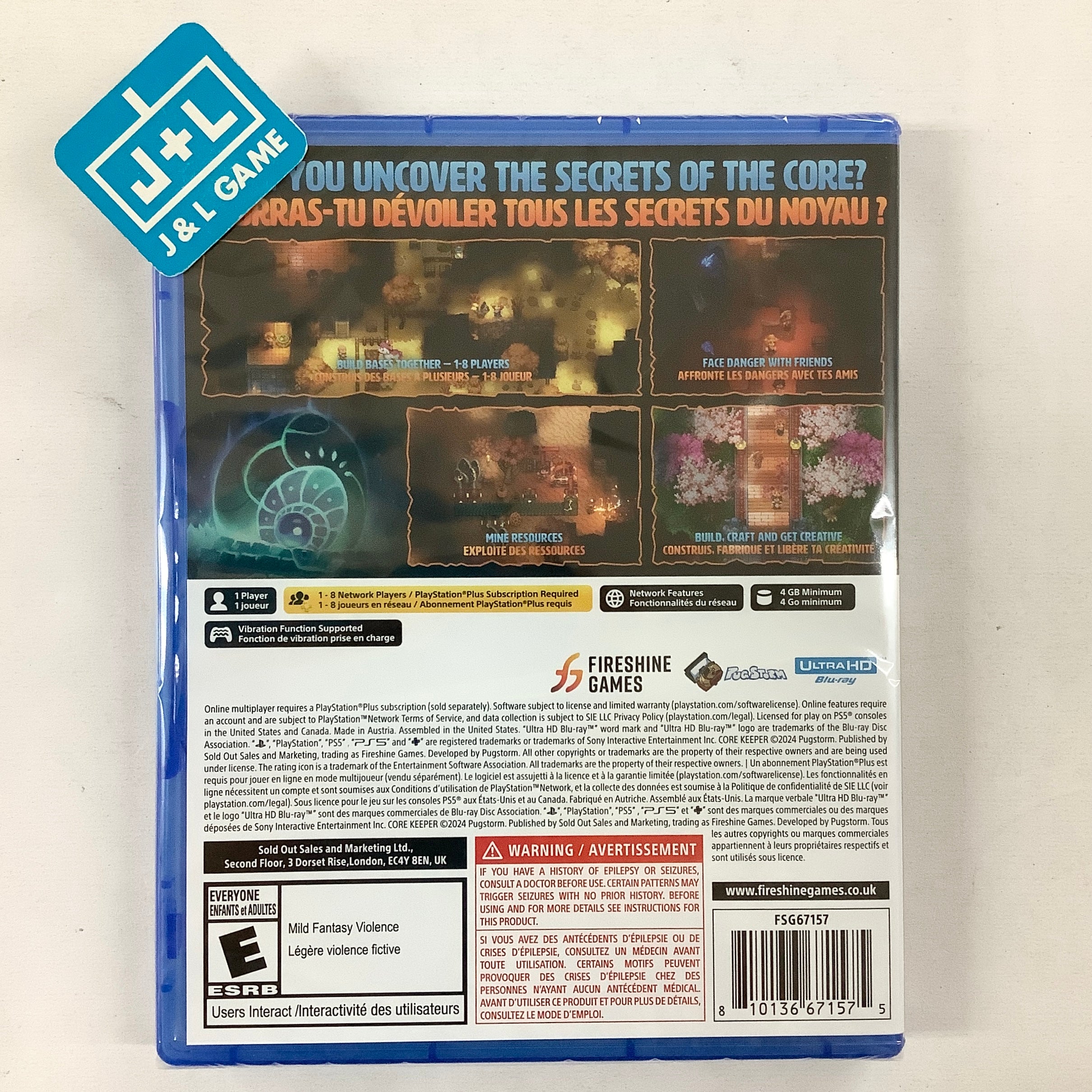 Core Keeper PS5 Japan Game in EN FR ES IT DE PT (Action Adventure) New