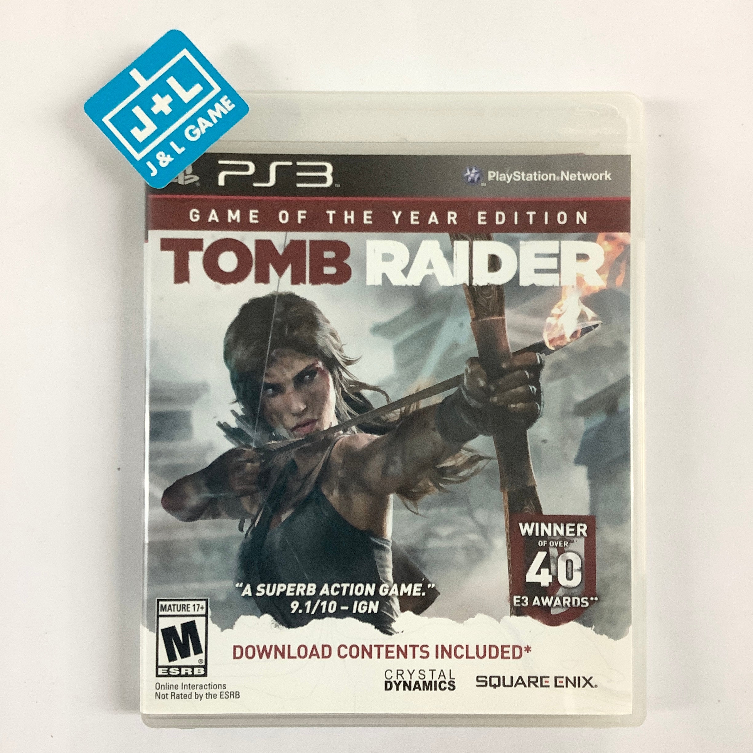 Tomb Raider (Game of the Year Edition) - (PS3) PlayStation 3 [Pre-Owned] Video Games Square Enix   