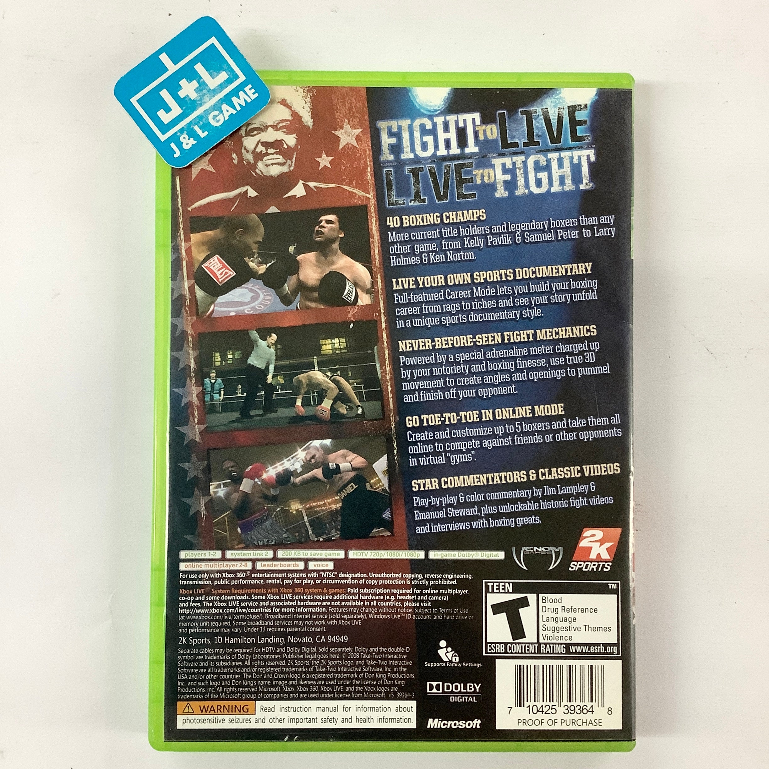 Don King Presents: Prizefighter - Xbox 360 [Pre-Owned] Video Games 2K Sports   