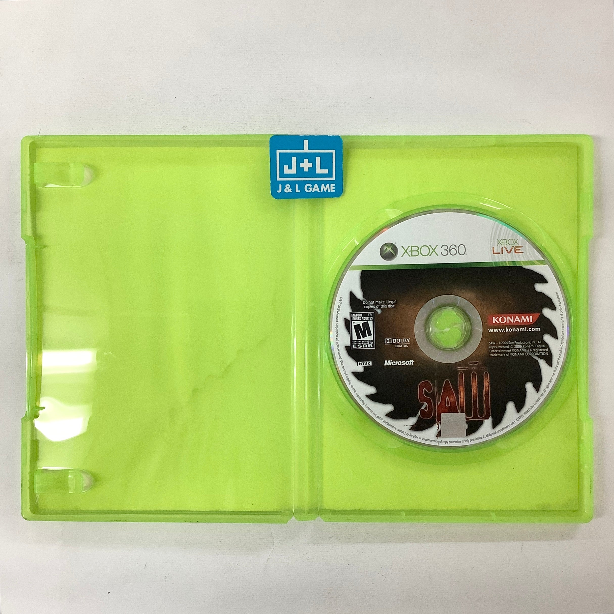Saw - Xbox 360 [Pre-Owned] Video Games Konami   