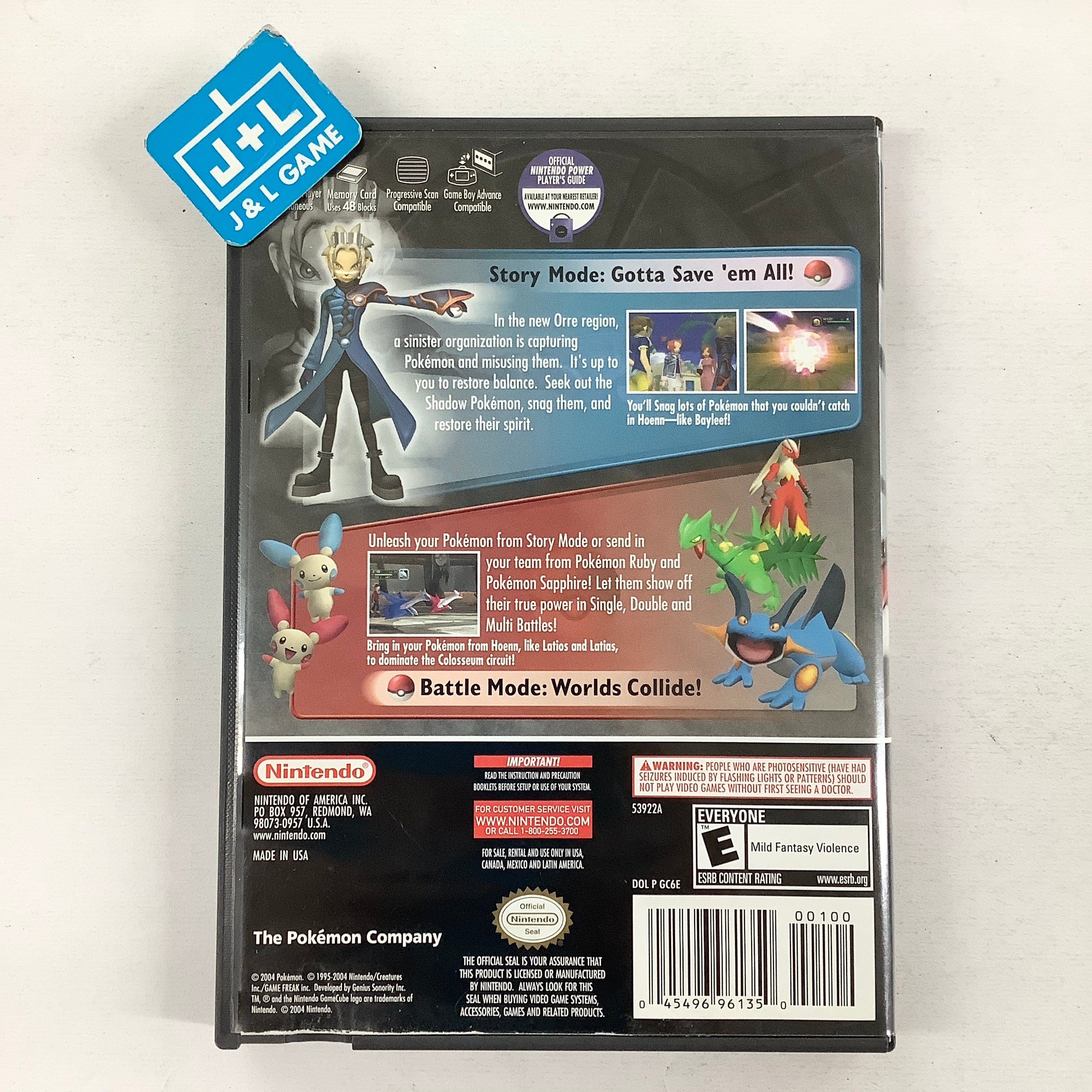 Pokemon Colosseum - (GC) GameCube [Pre-Owned] Video Games Nintendo