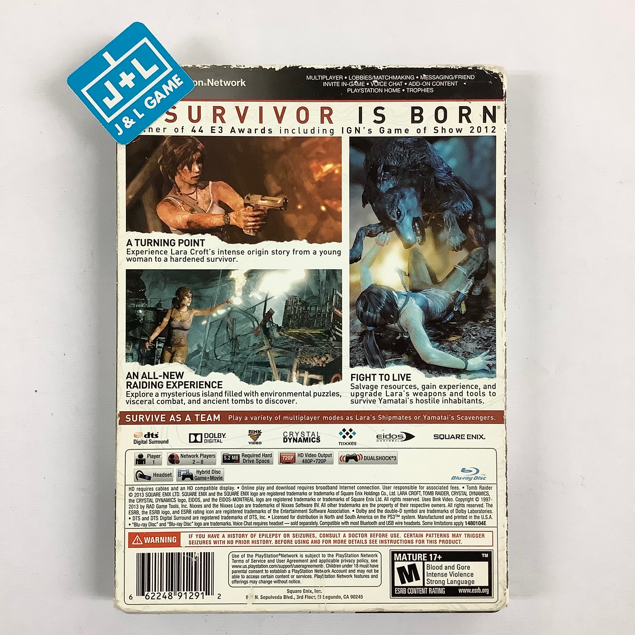 Raider 2013 Lara Croft Ps Vita Tomb Raider (Steelbook Edition