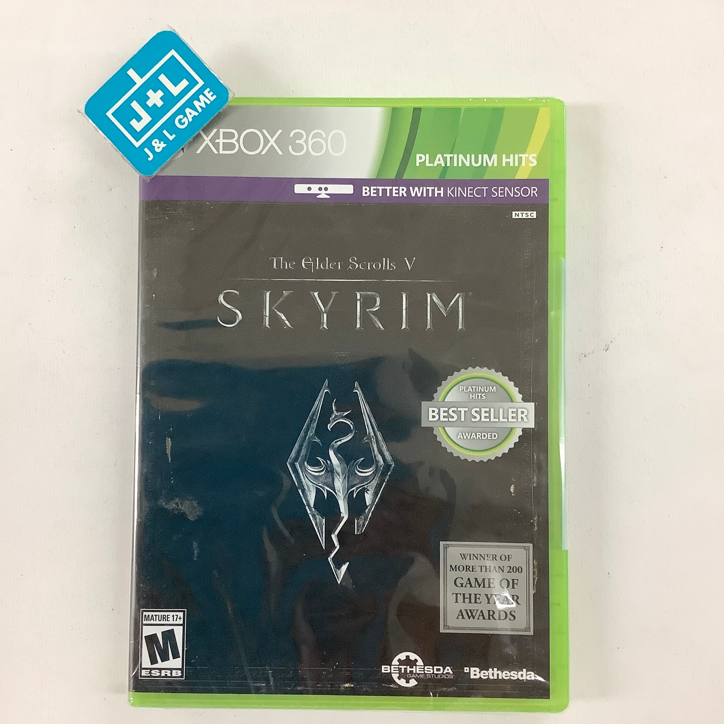 The Elder Scrolls V: Skyrim (Platinum Hits) - Xbox 360 Video Games Bethesda Softworks   