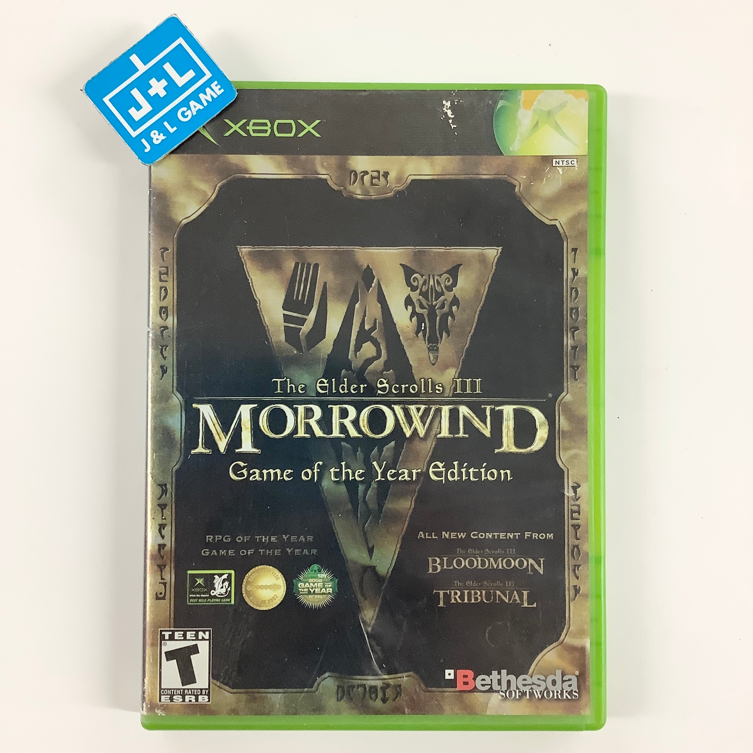 The Elder Scrolls III: Morrowind (Game of the Year Edition) - (XB) Xbox [Pre-Owned] Video Games Bethesda Softworks