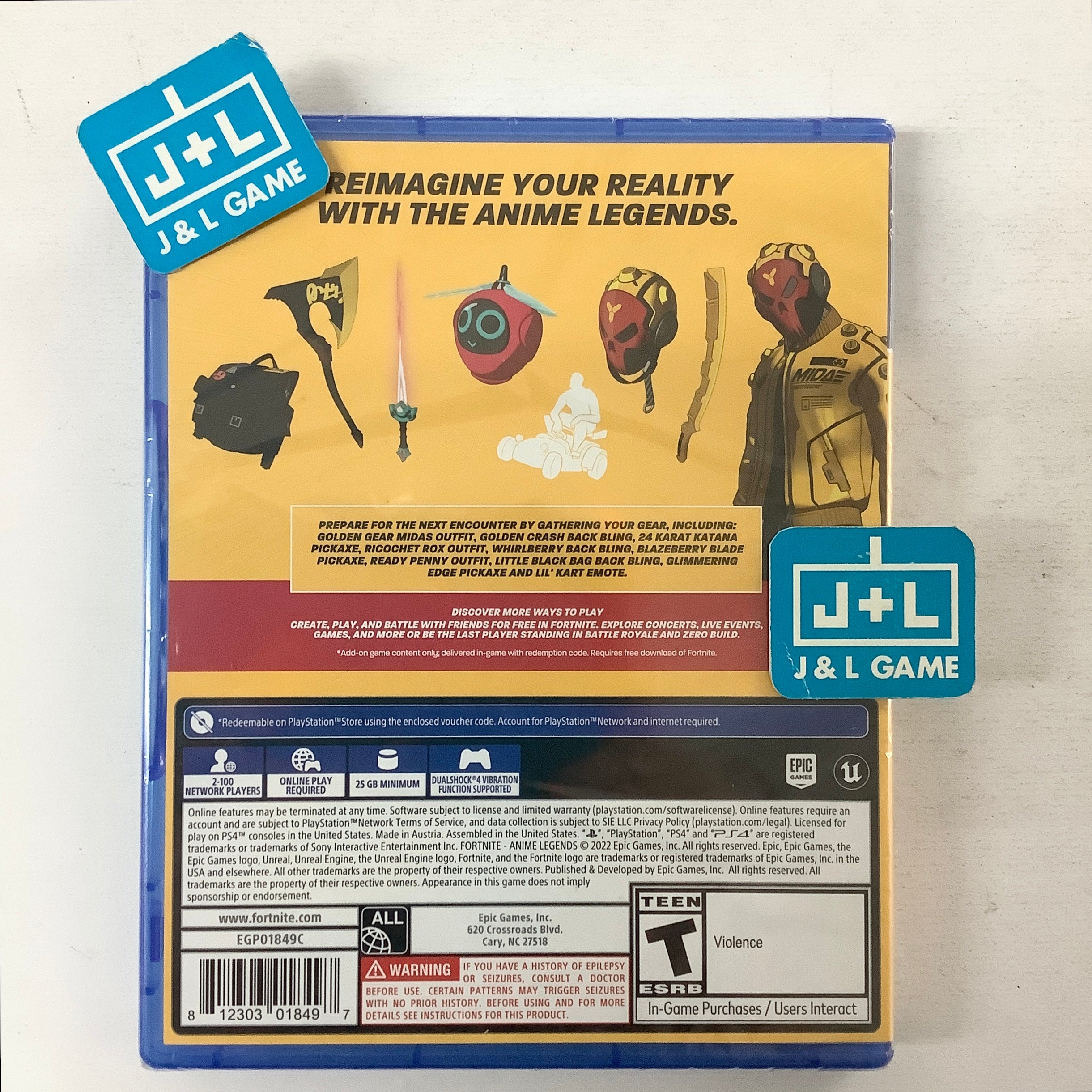 Fortnite: Anime Legends - (PS4) PlayStation 4 Video Games Epic Games