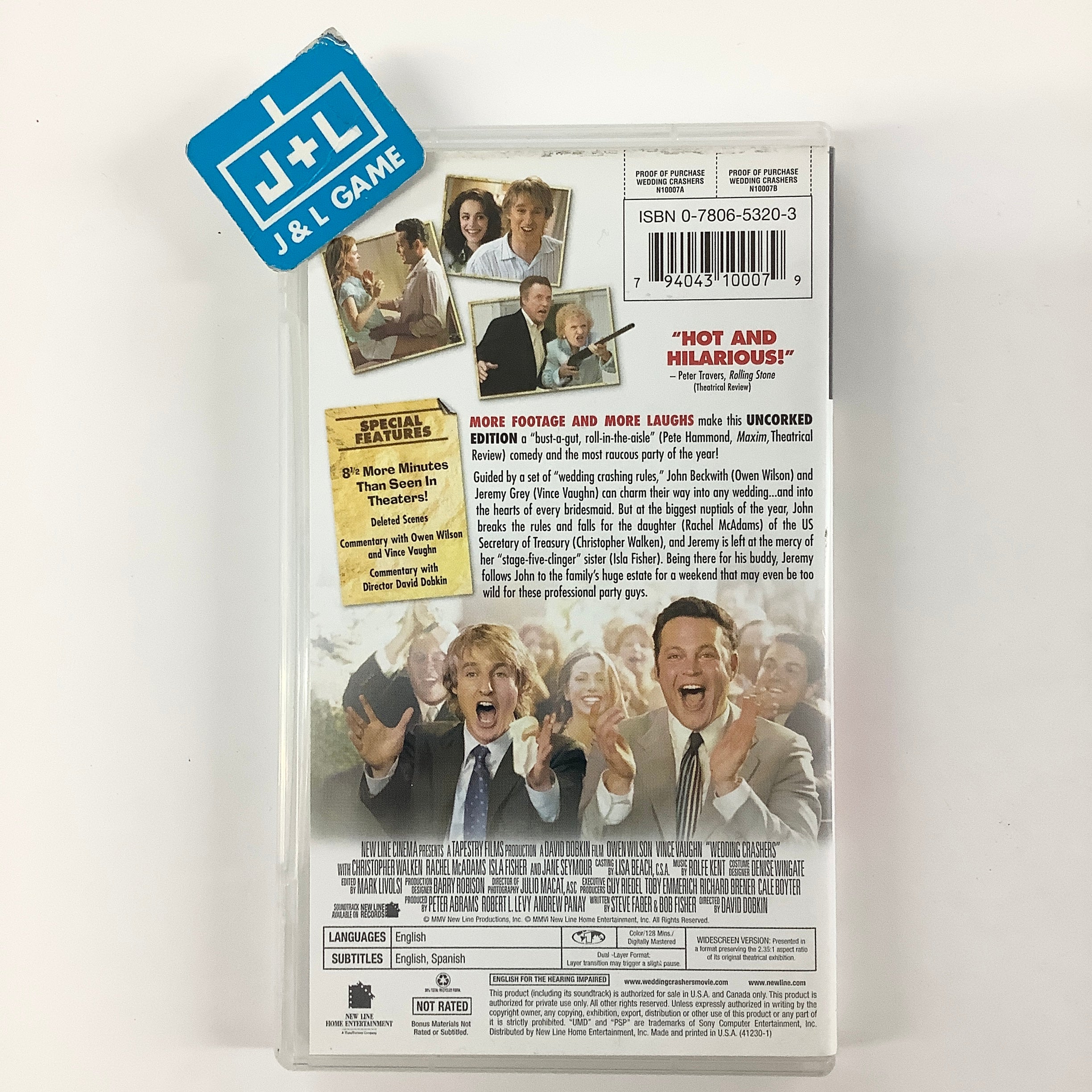 Wedding Crashers - PSP UMD Video [Pre-Owned] Home Sony Pictures