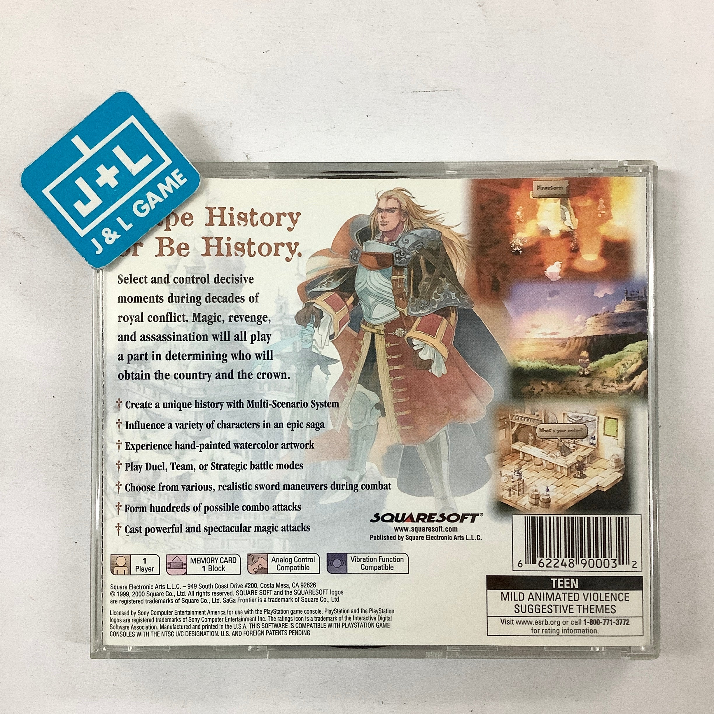 SaGa Frontier 2 - (PS1) PlayStation 1 [Pre-Owned] Video Games Square EA   