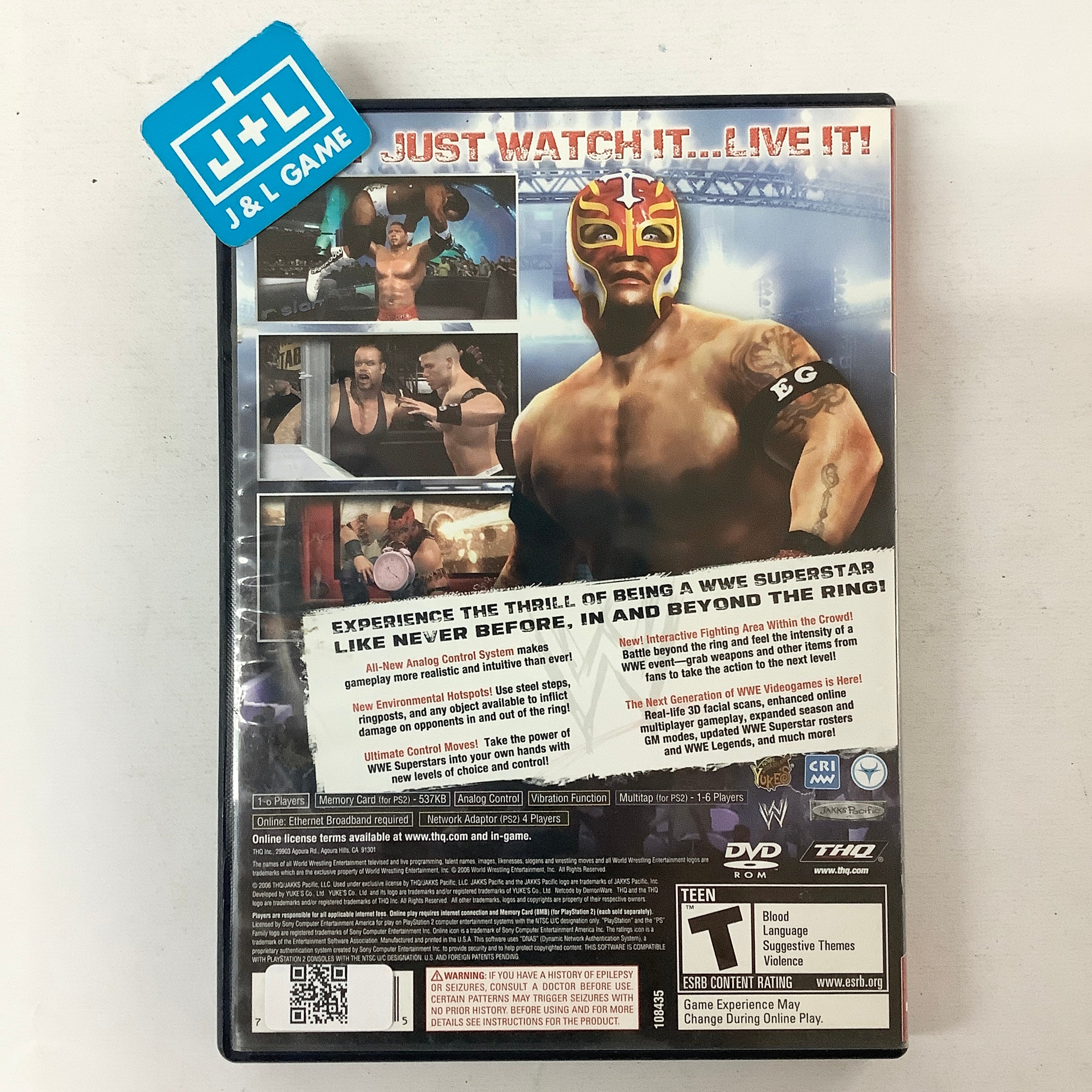 WWE Smackdown Vs Raw 2007 Greatest Hits – PlayStation 2 PS2, Autentico E Testato