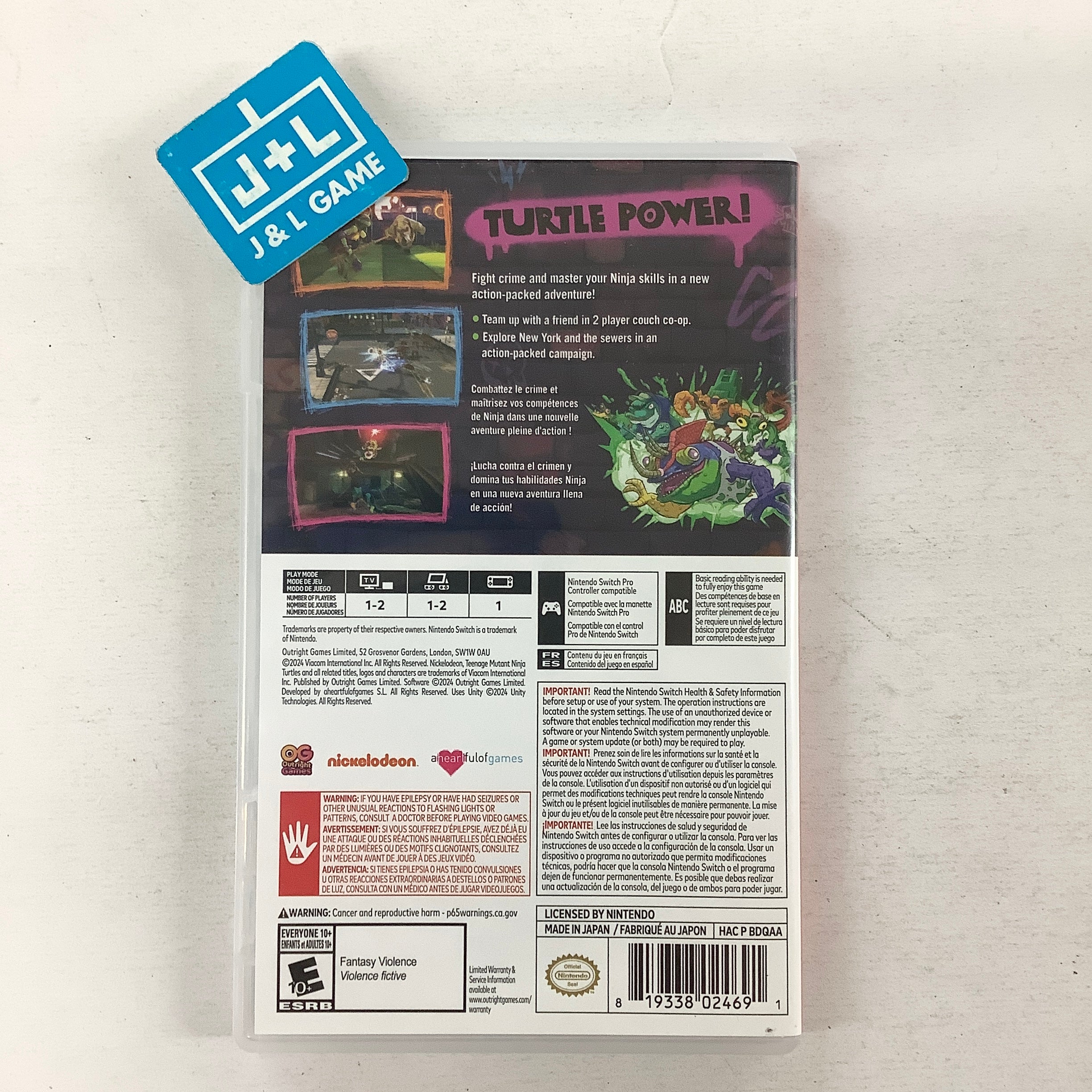 Teenage Mutant Ninja Turtles: Mutants Unleashed - (NSW) Nintendo Switch [Pre-Owned] Video Games Outright Games