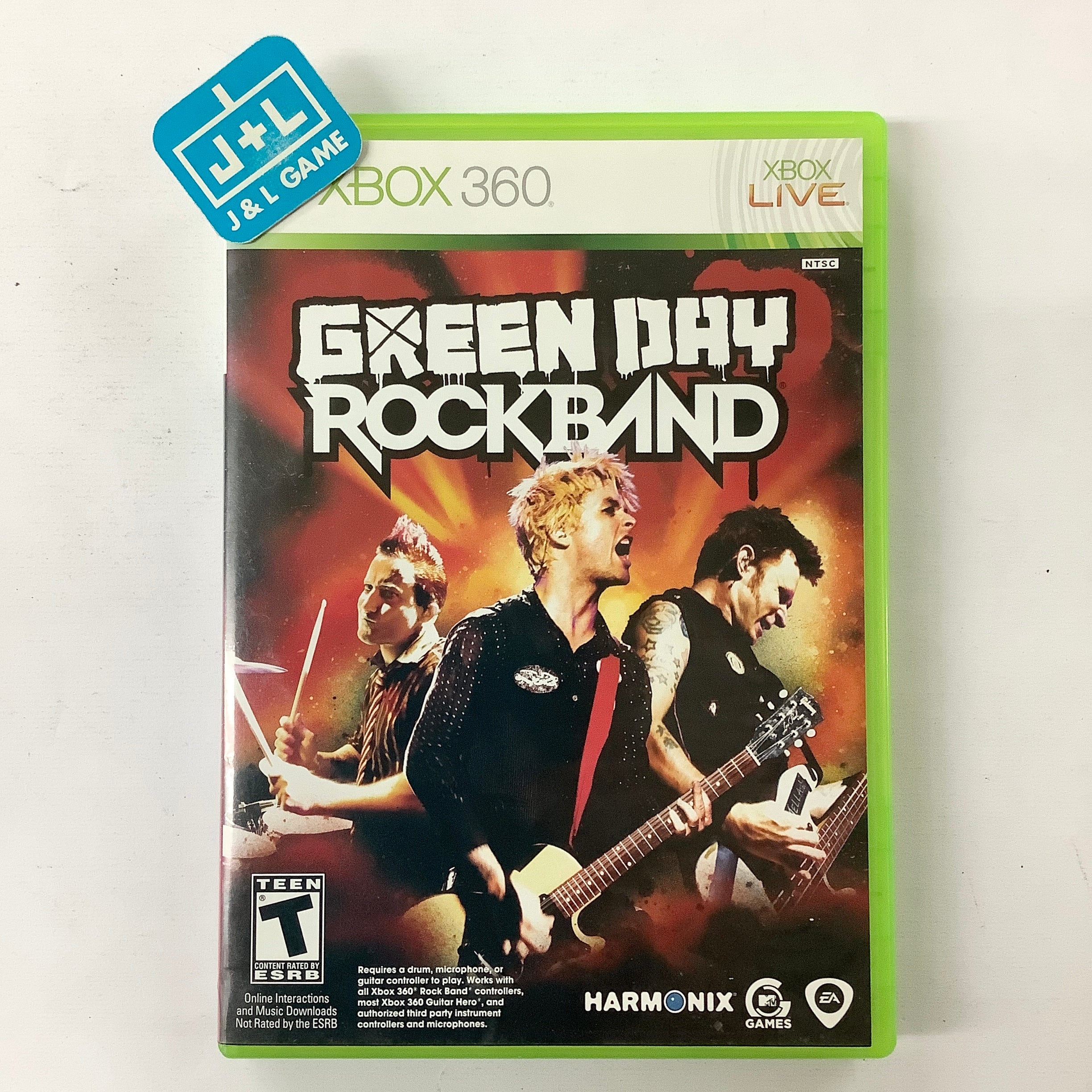 Rock Band: Green Day - Xbox 360 [Pre-Owned] Video Games MTV Games   