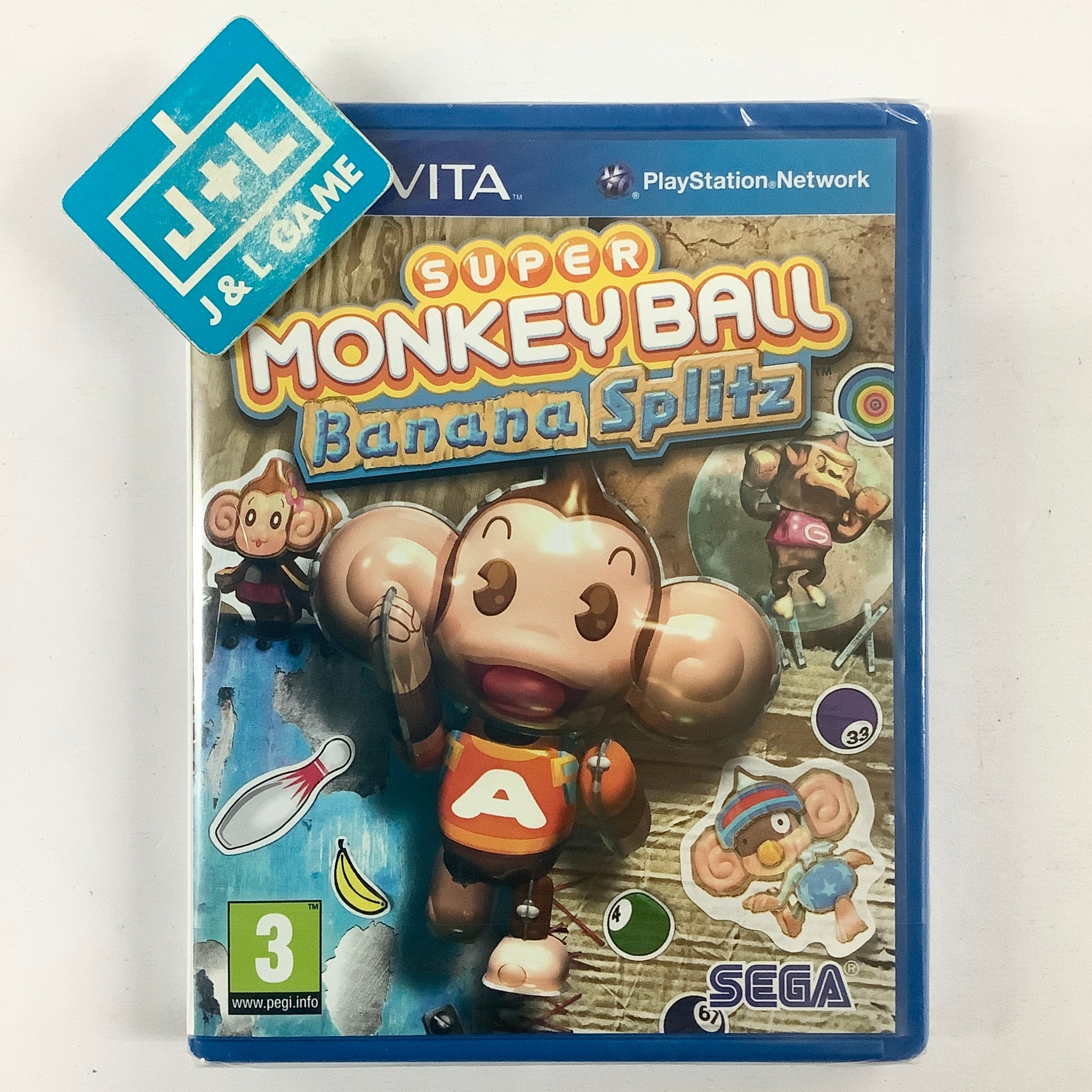 Super Monkey Ball: Banana Splitz - (PSV) PlayStation Vita (European Import) Video Games Sega   