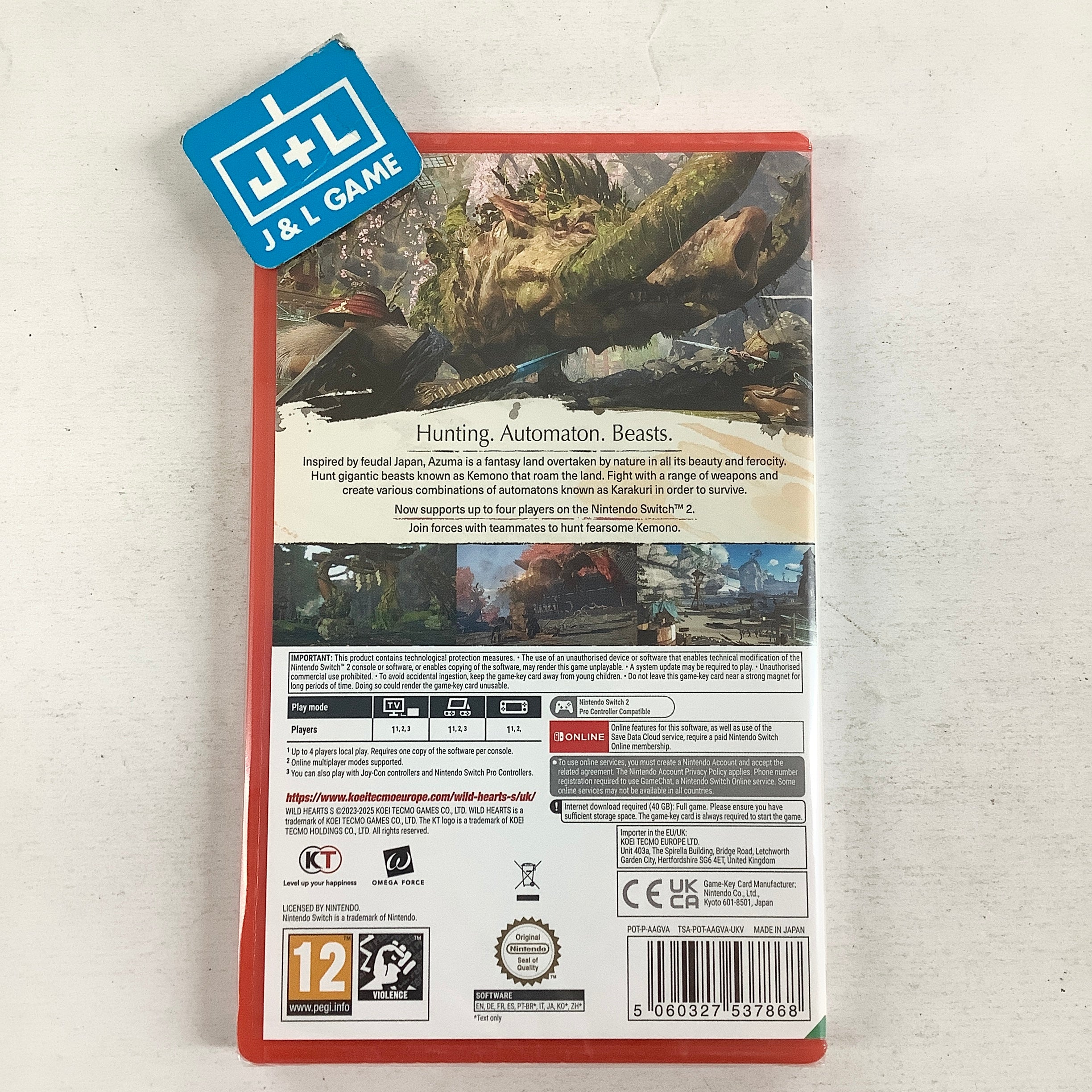 Wild Hearts S - (NS2) Nintendo Switch 2 (European Import) Video Games KT