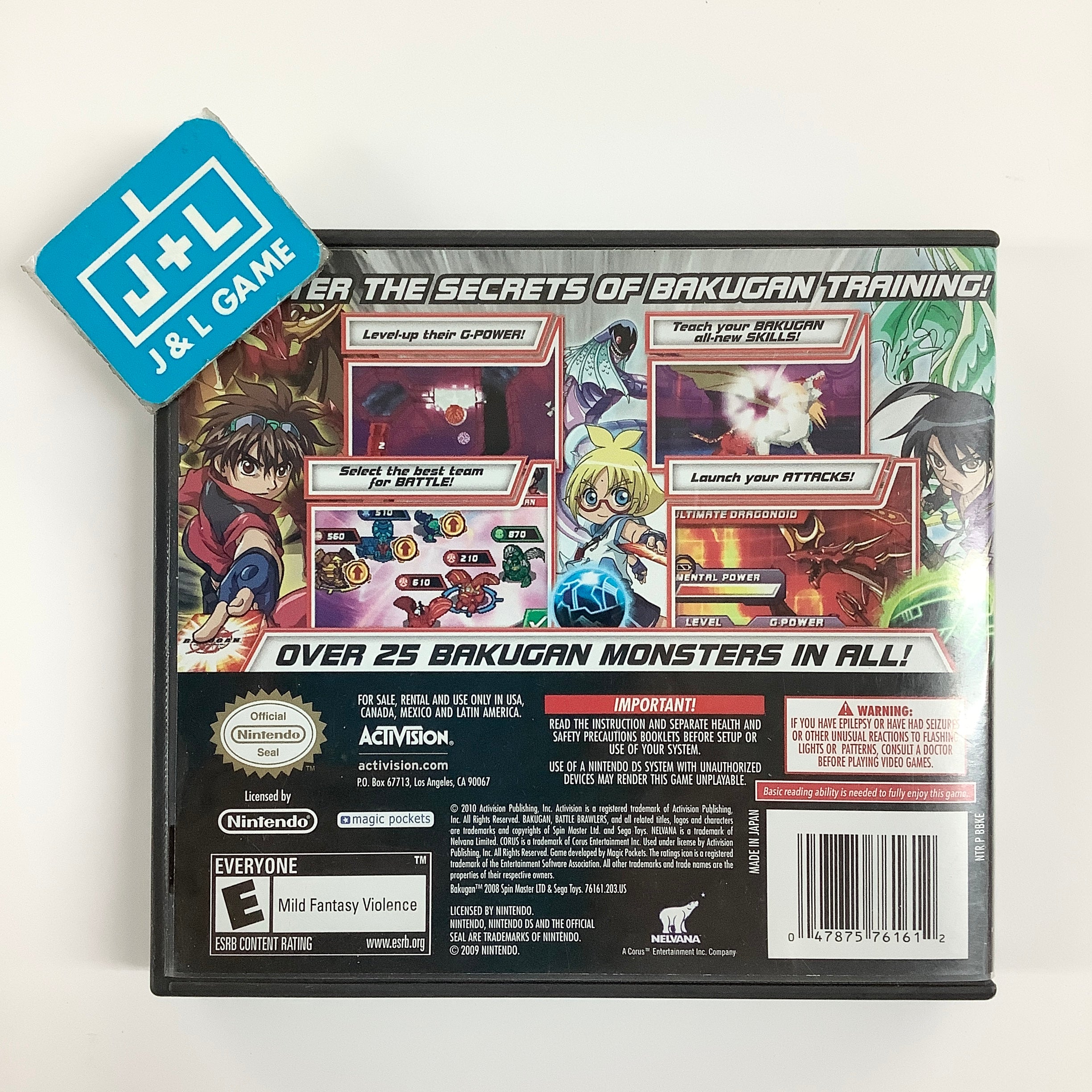 Bakugan Battle Brawlers: Battle Trainer - (NDS) Nintendo DS [Pre-Owned] Video Games Activision