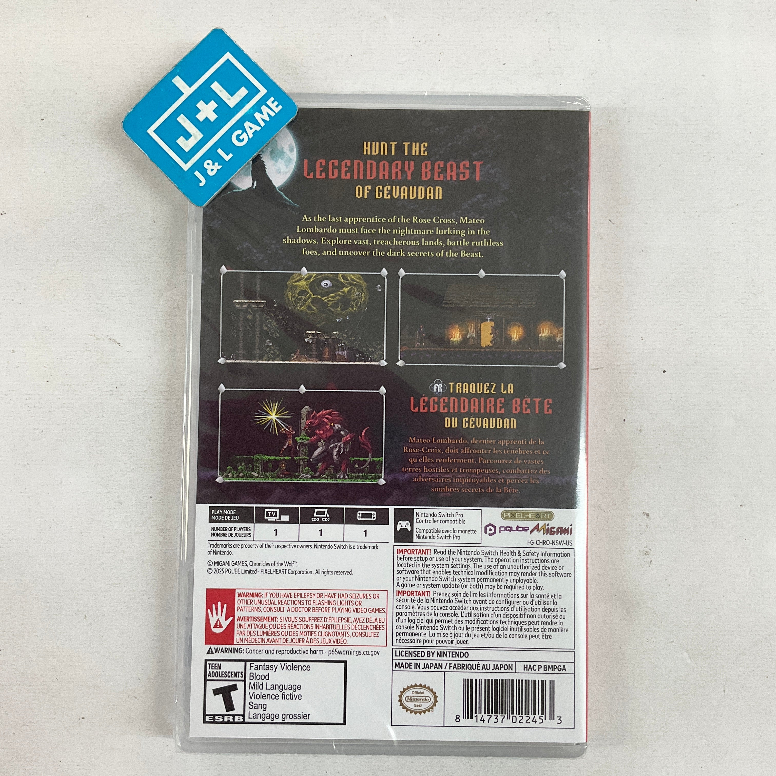 Chronicles of the Wolf - (NSW) Nintendo Switch | J&L Game