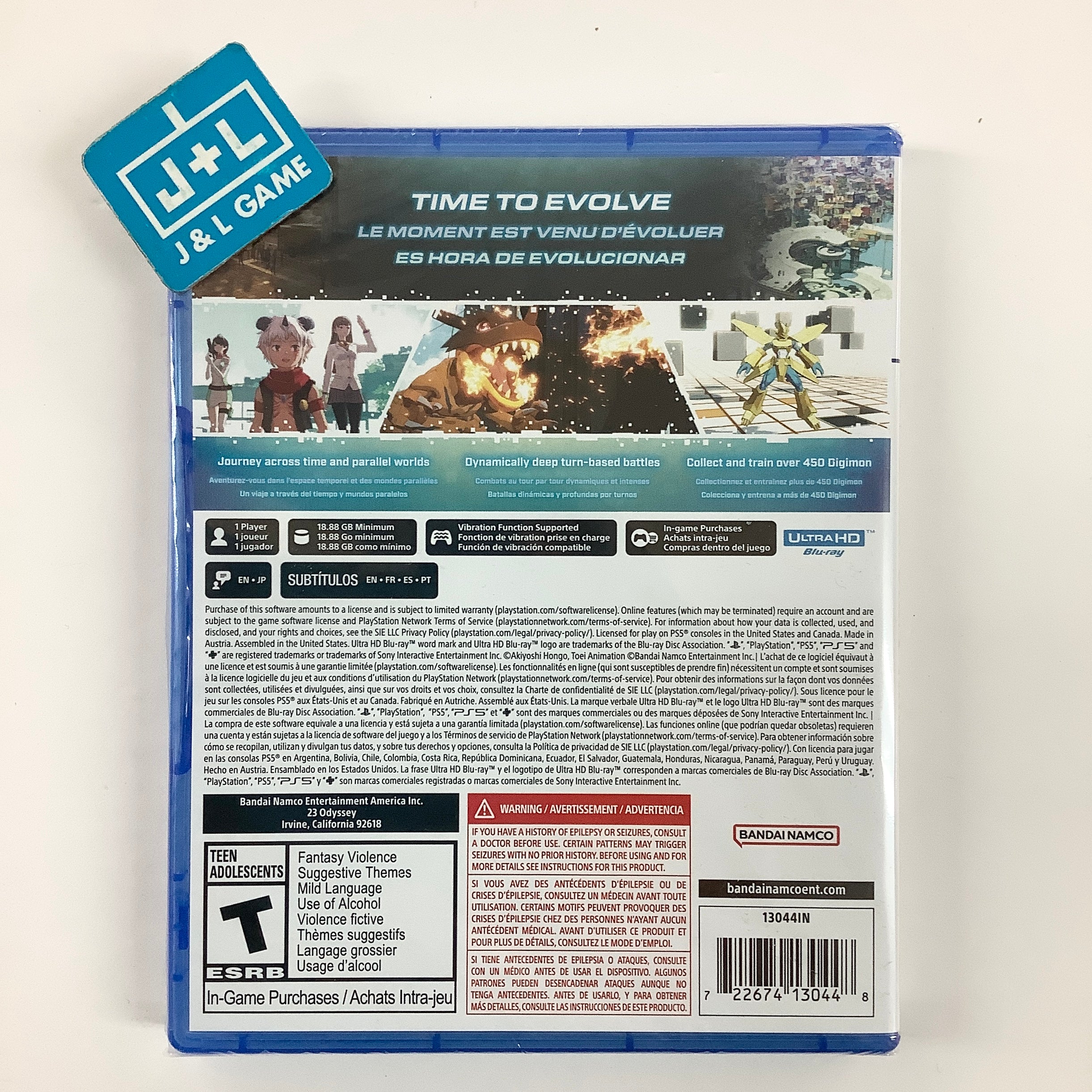 Digimon Story: Time Stranger - (PS5) PlayStation 5 Video Games BANDAI NAMCO Entertainment