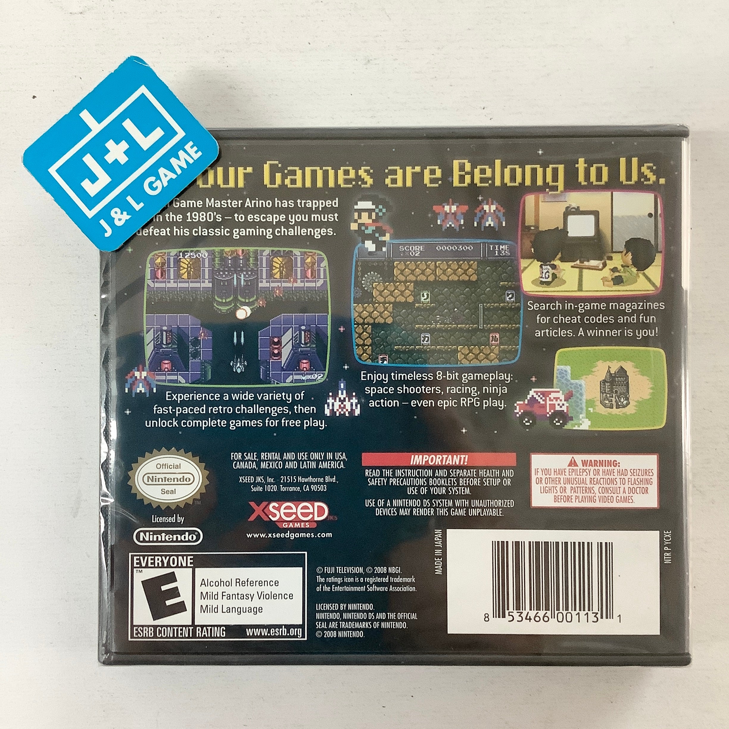 Retro Game Challenge Nintendo DS