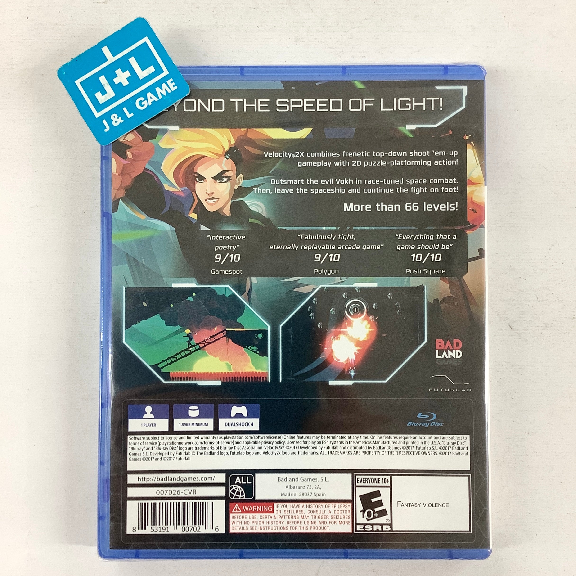 Velocity 2X: Critical Mass Edition - (PS4) PlayStation 4 Video Games Badland Games