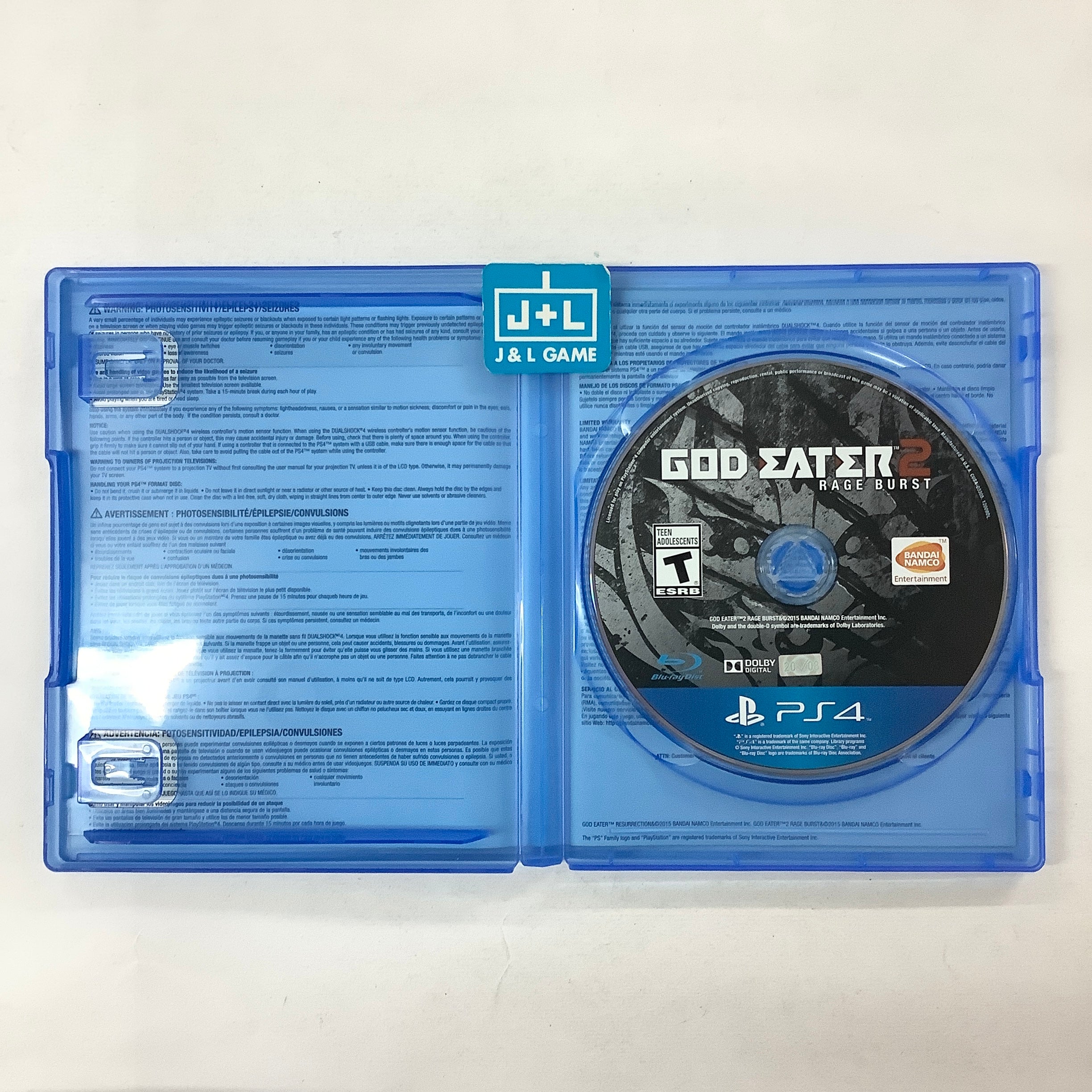 God Eater 2: Rage Burst - (PS4) PlayStation 4 [Pre-Owned] | J&L Game