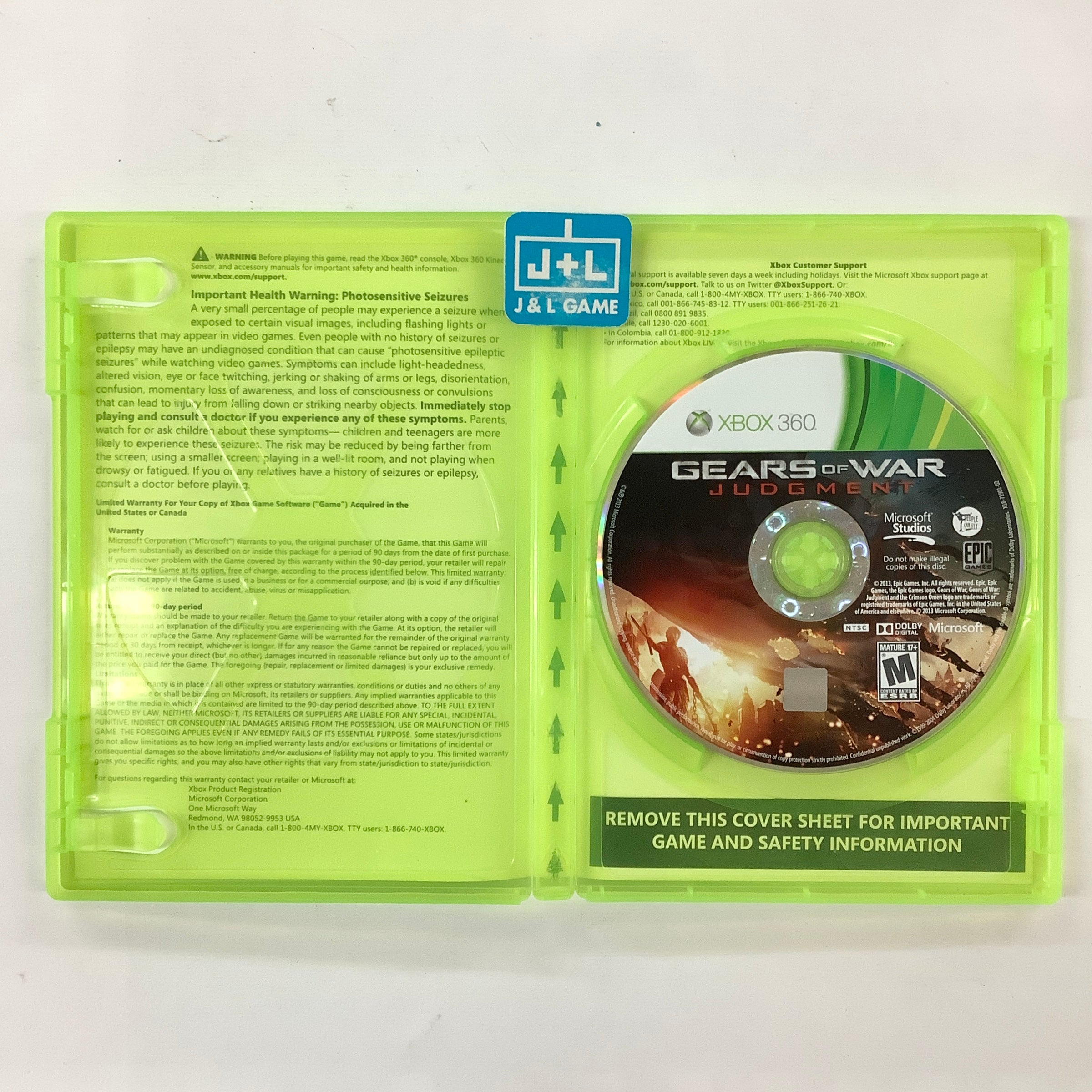 Gears of War: Judgment - Xbox 360 [Pre-Owned] Video Games Microsoft Game Studios   