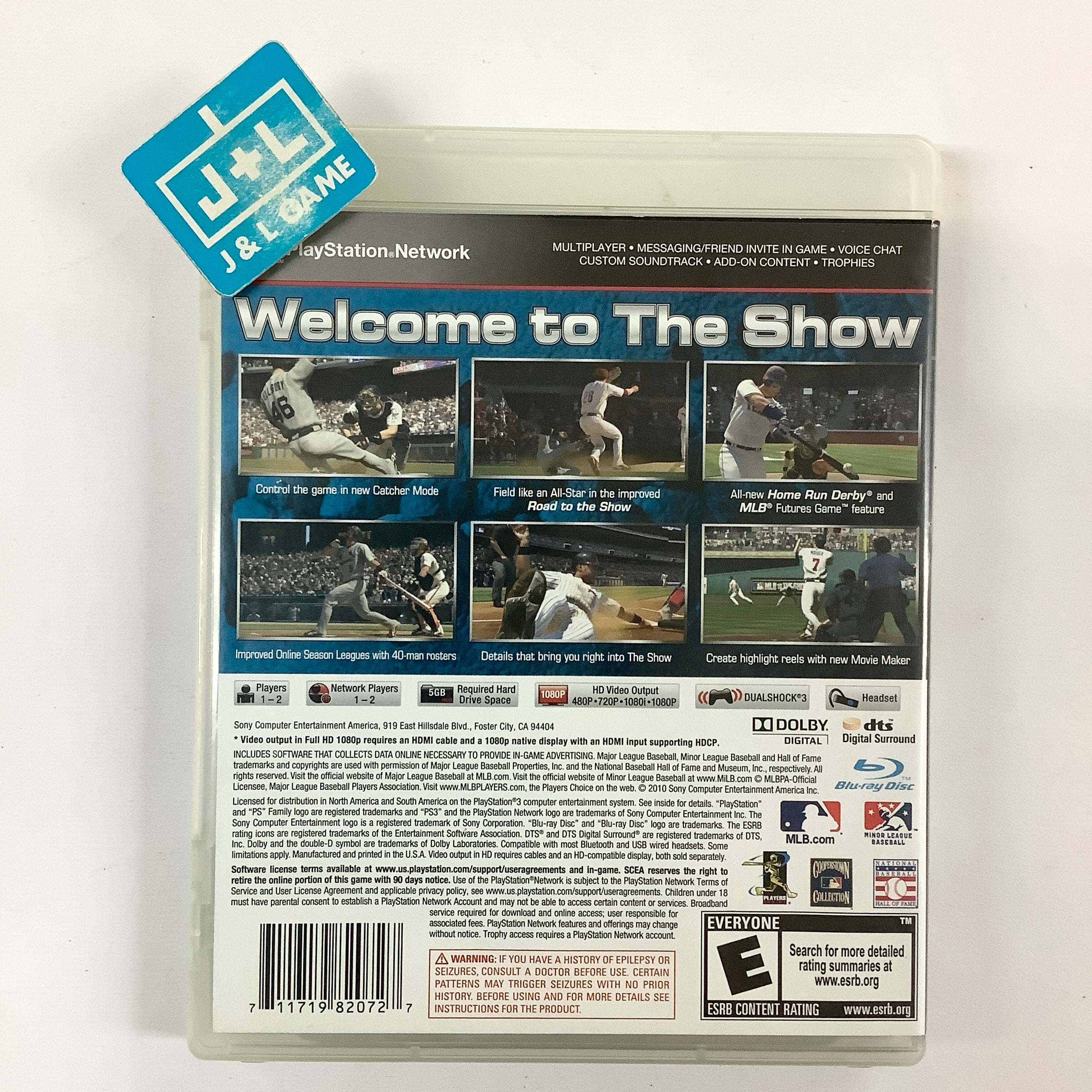MLB 10: The Show - (PS3) PlayStation 3 [Pre-Owned] Video Games SCEA   