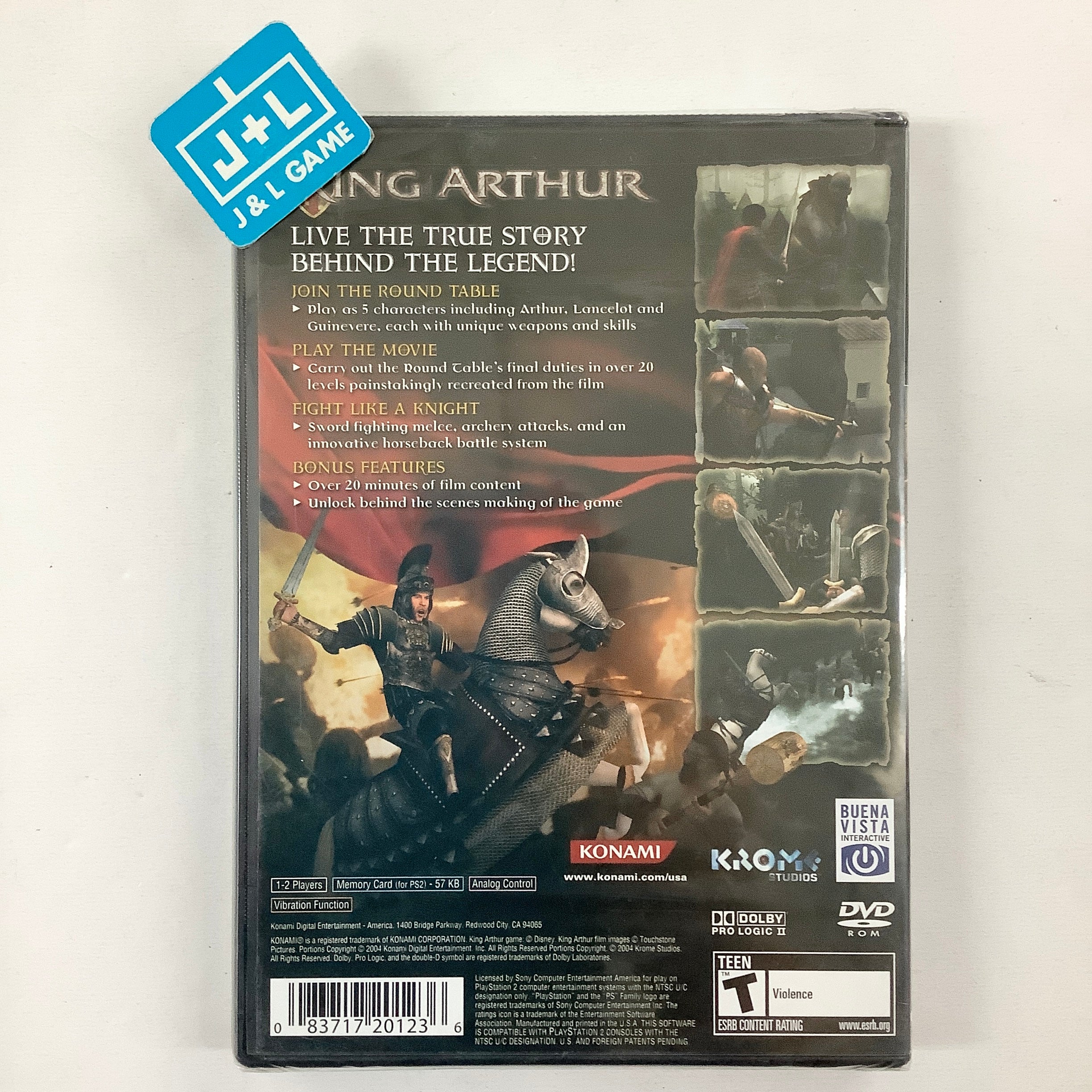 King Arthur - (PS2) PlayStation 2 Video Games Konami   