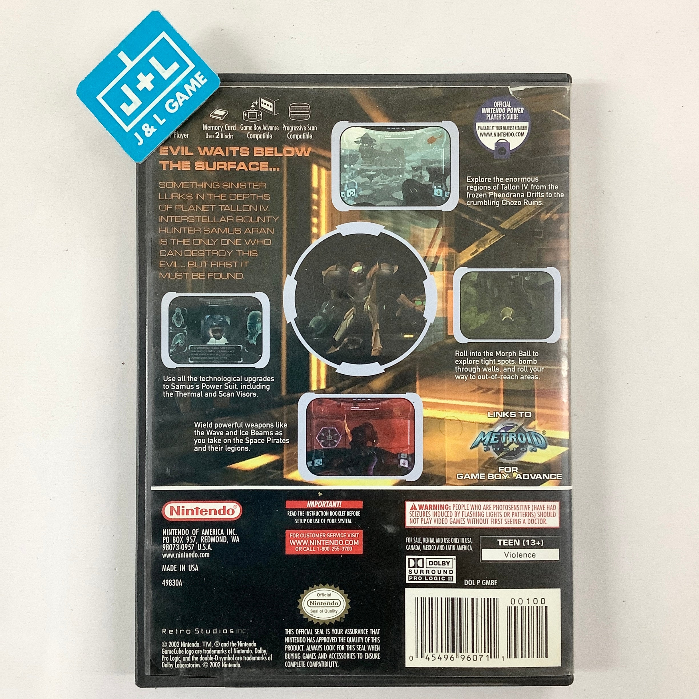 Metroid Prime (Target Exclusive) - (GC) GameCube [Pre-Owned] Video Games Nintendo