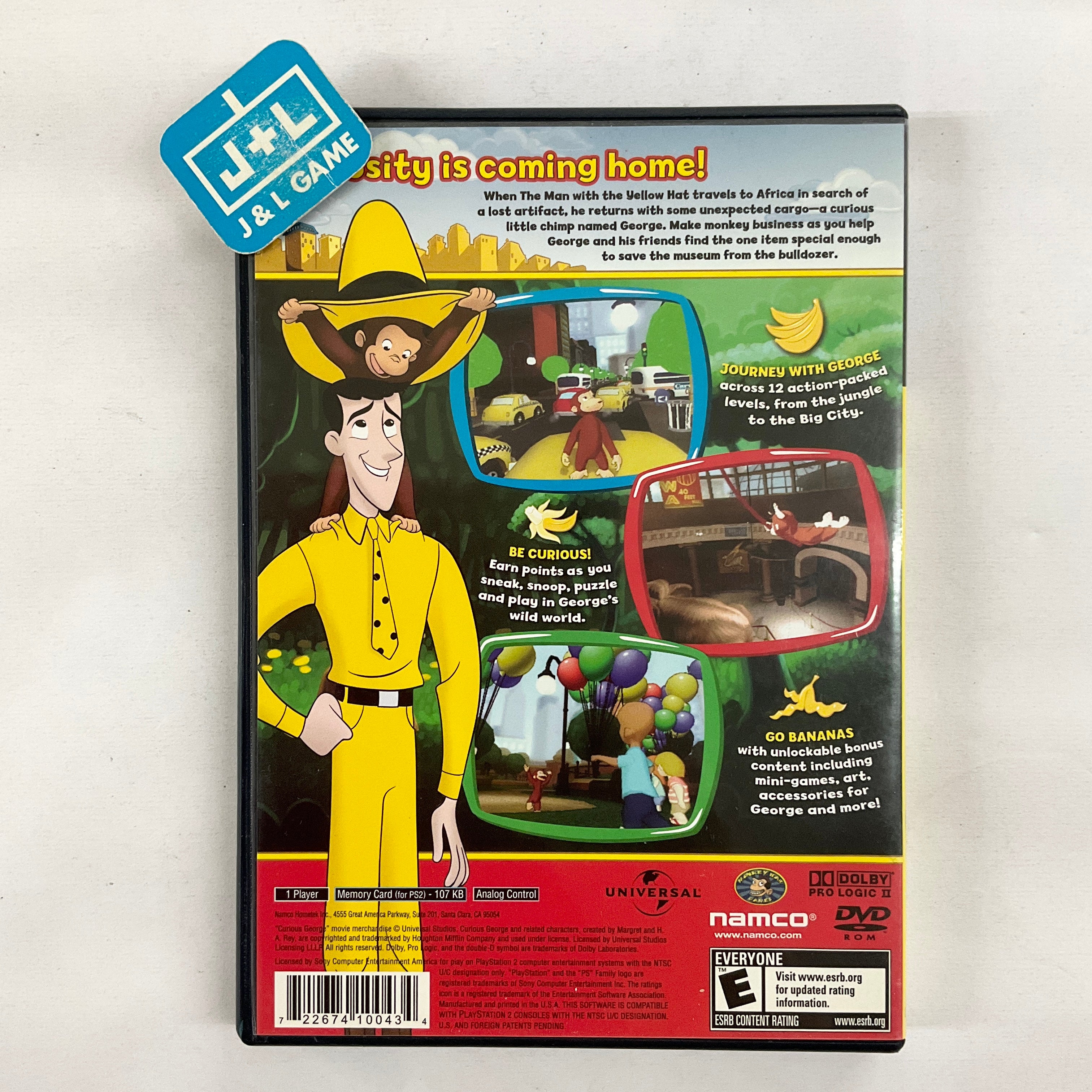 Curious George - (PS2) PlayStation 2 [Pre-Owned] Video Games Namco   