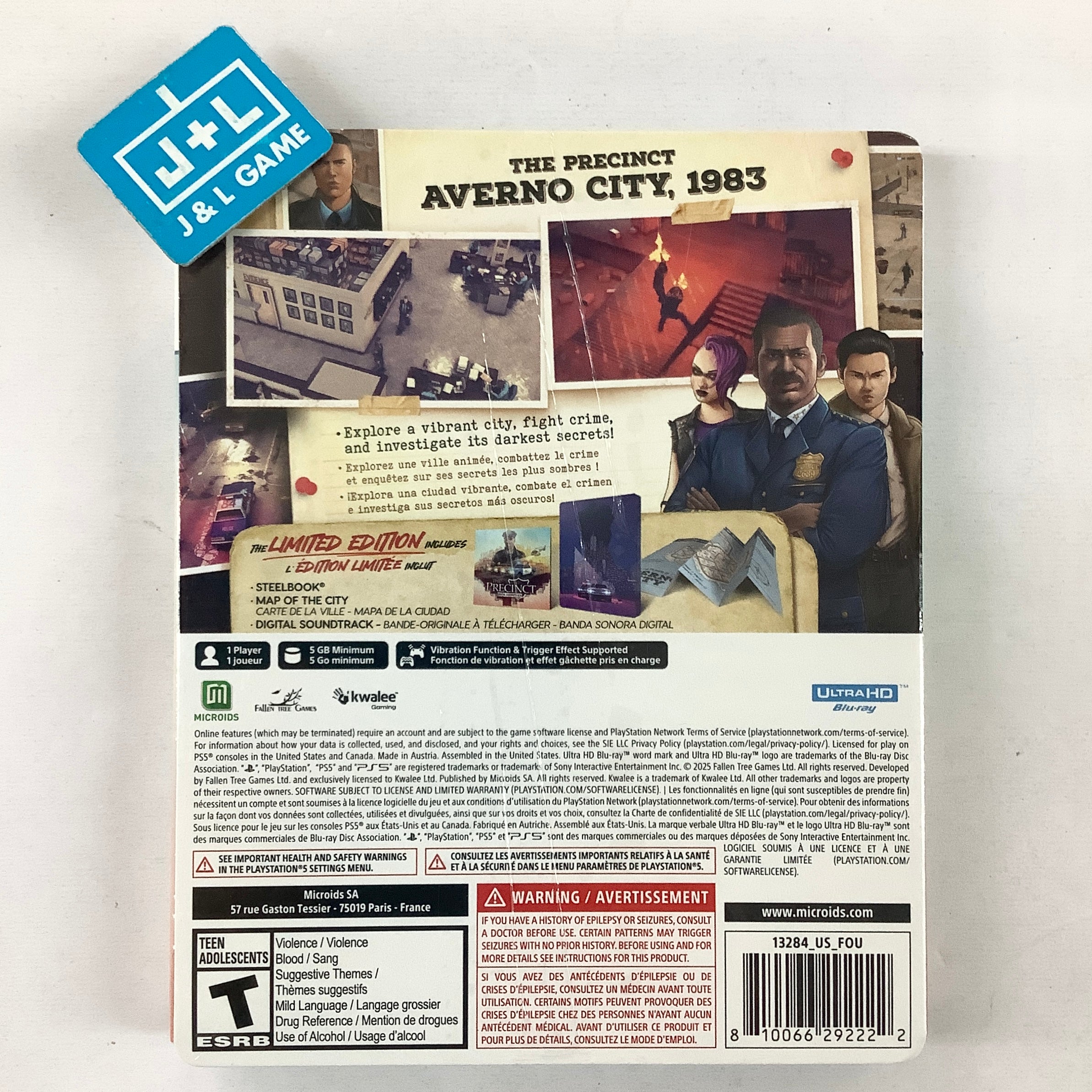 The Precinct (Limited Edition) - (PS5) PlayStation 5 Video Games Microids