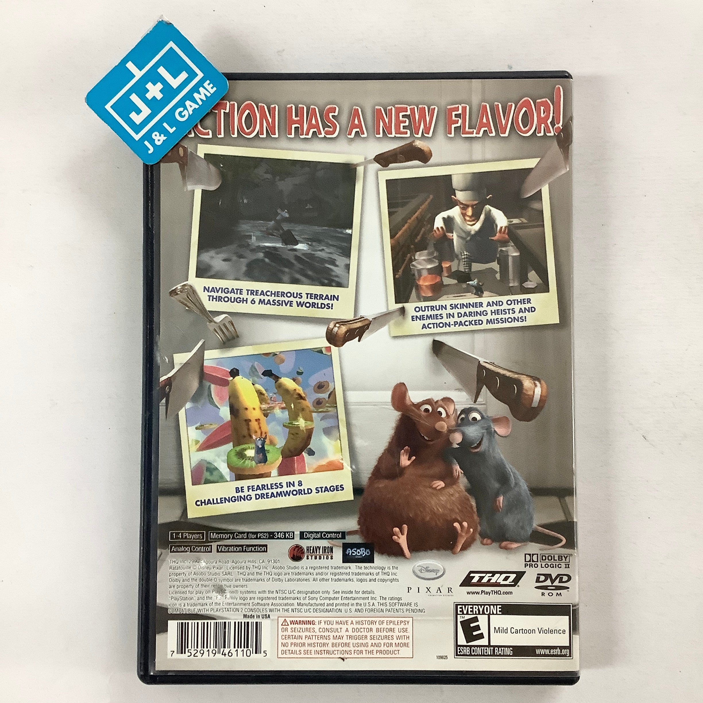 Disney/Pixar Ratatouille - (PS2) PlayStation 2 [Pre-Owned] Video Games THQ