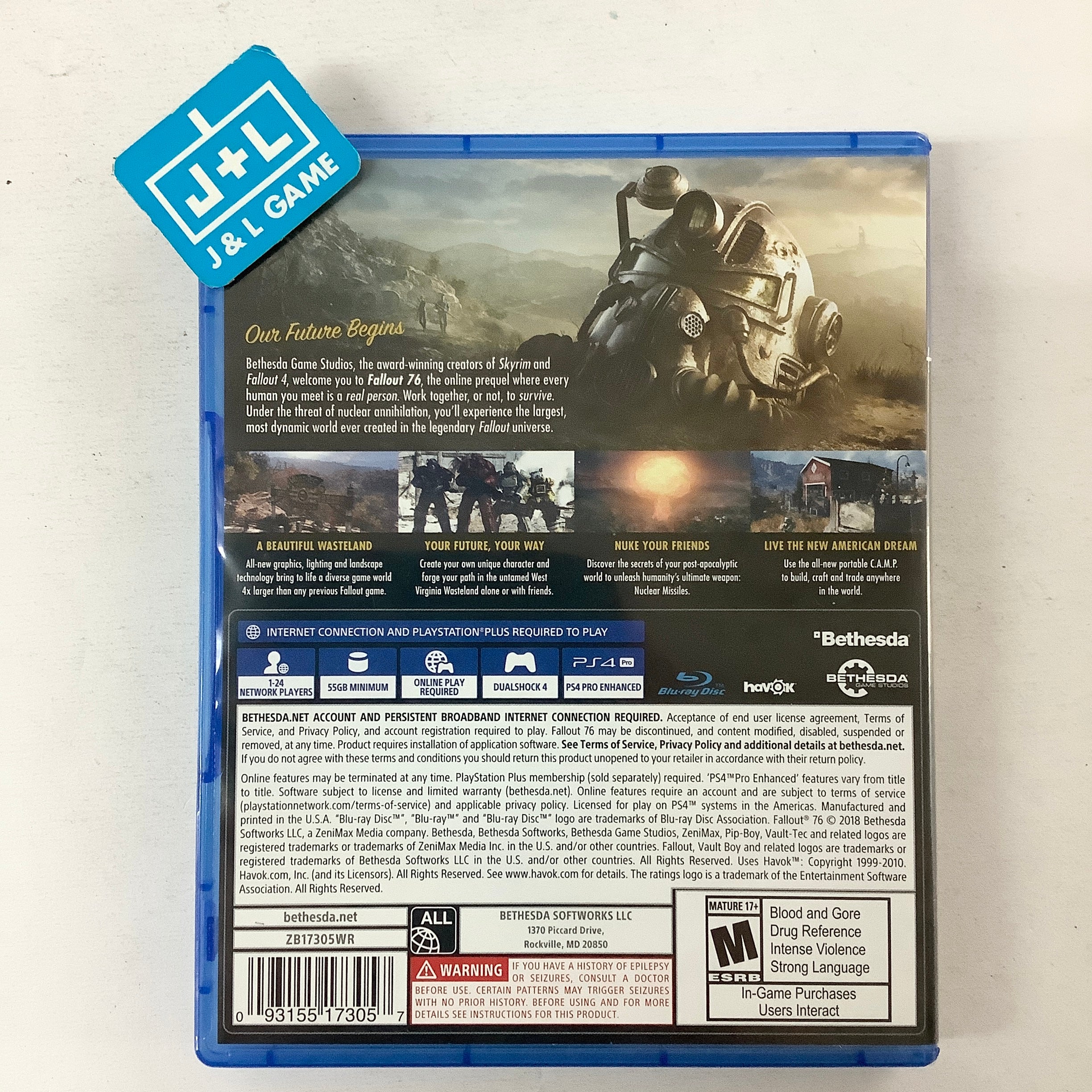 Fallout 76 - (PS4) PlayStation 4 [Pre-Owned] | J&L Game