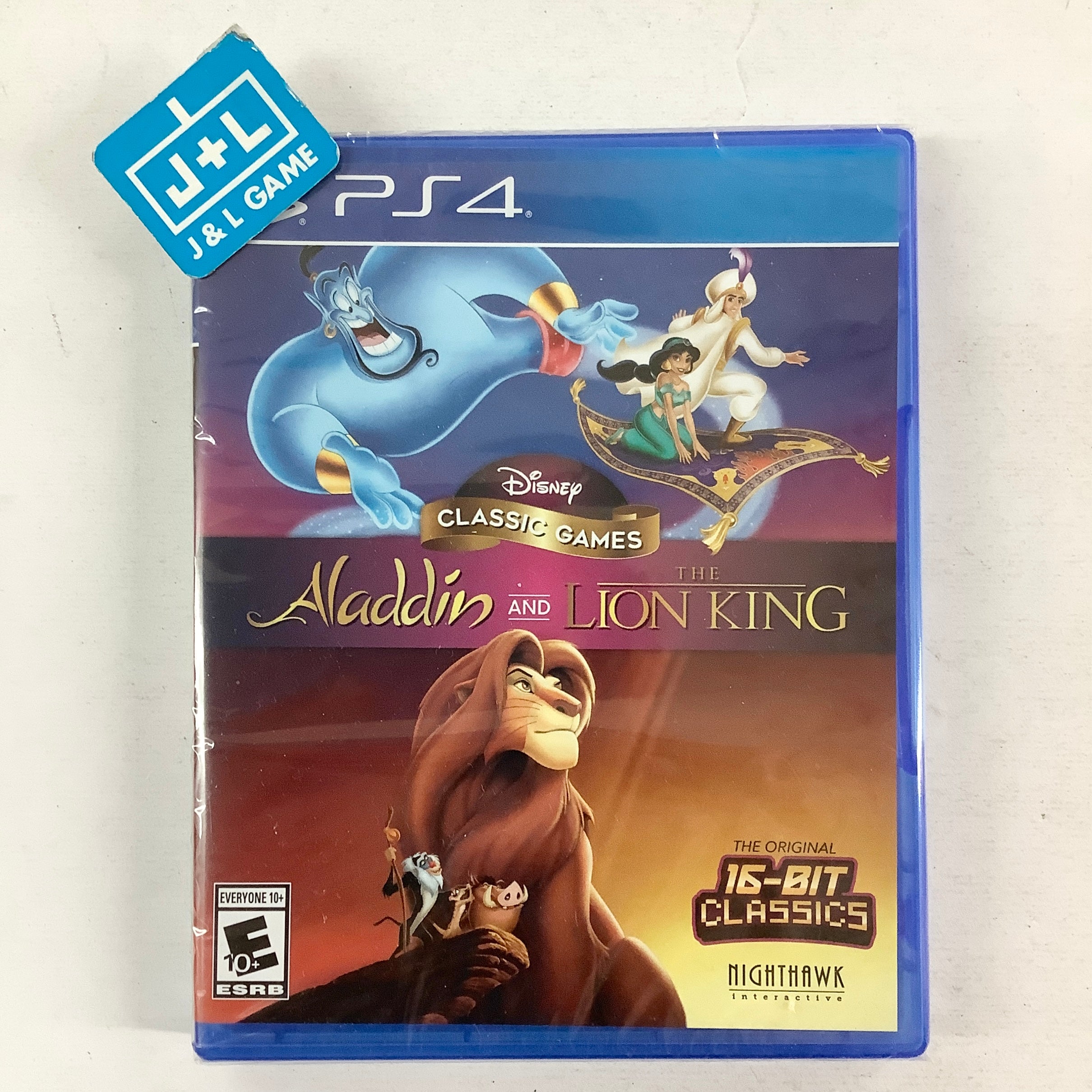 Disney Classic Games: Aladdin and the Lion King - (PS4) PlayStation 4 Video Games Nighthawk Interactive