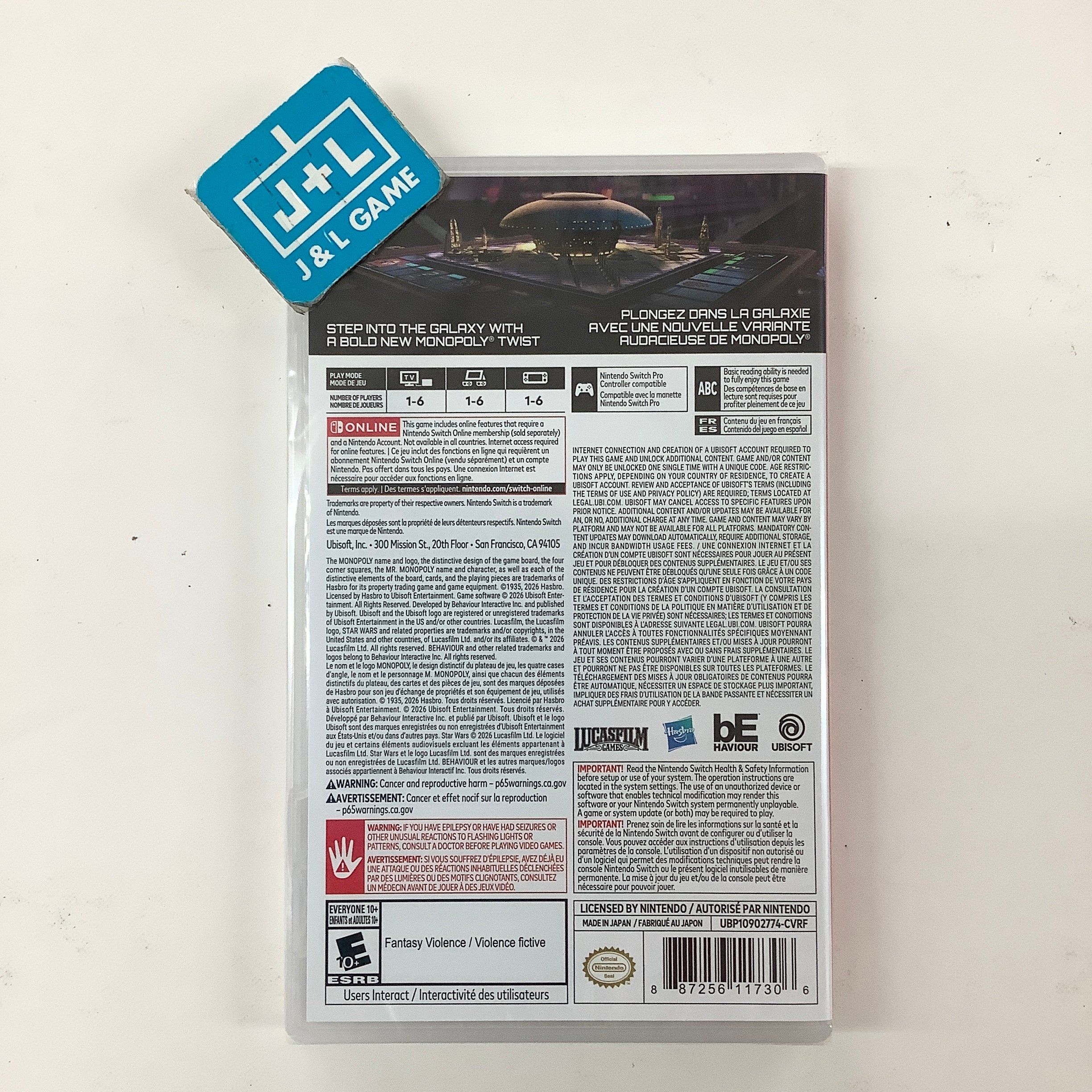 Monopoly: Star Wars Heroes vs. Villains - (NSW) Nintendo Switch