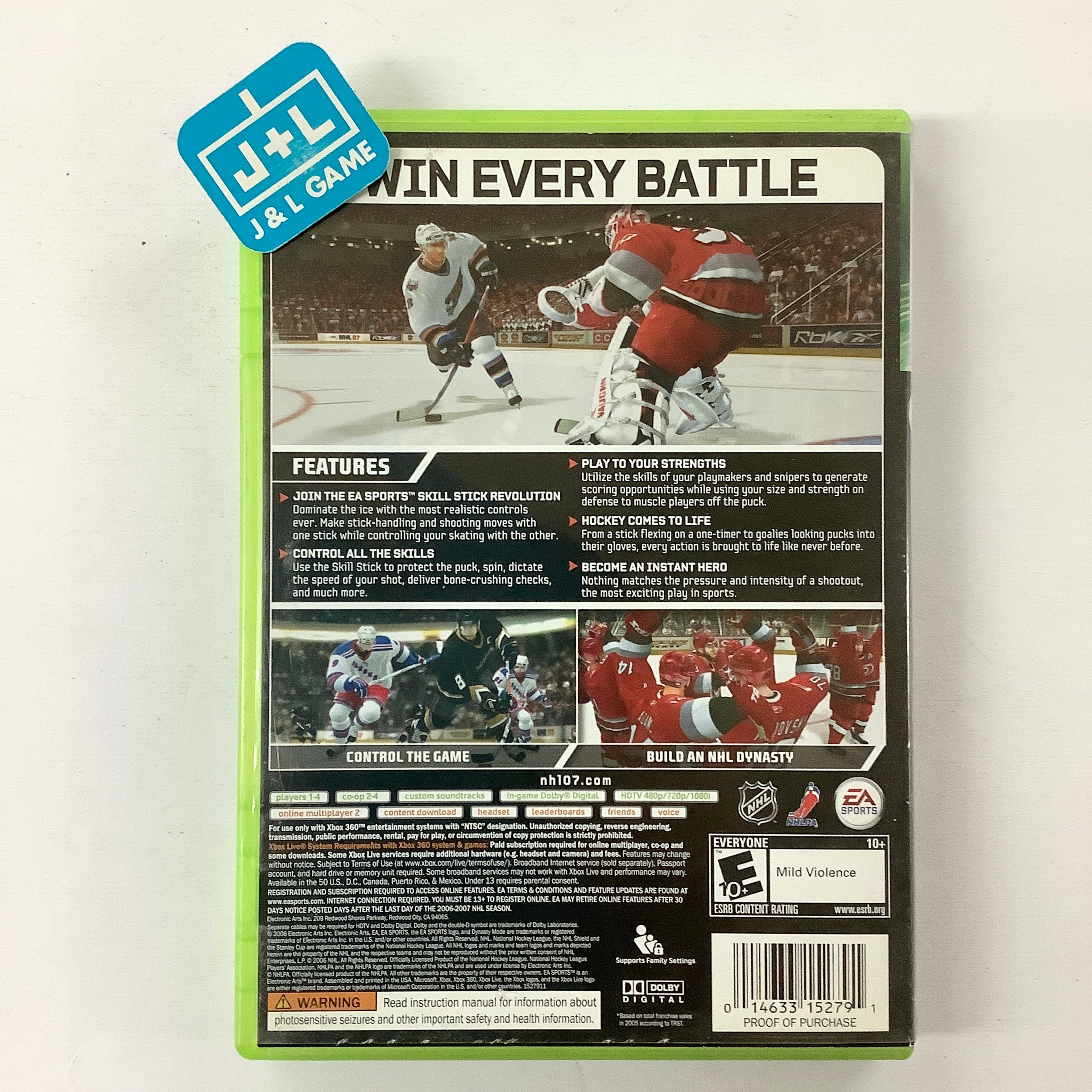 NHL 07 - Xbox 360 [Pre-Owned] Video Games EA Sports   