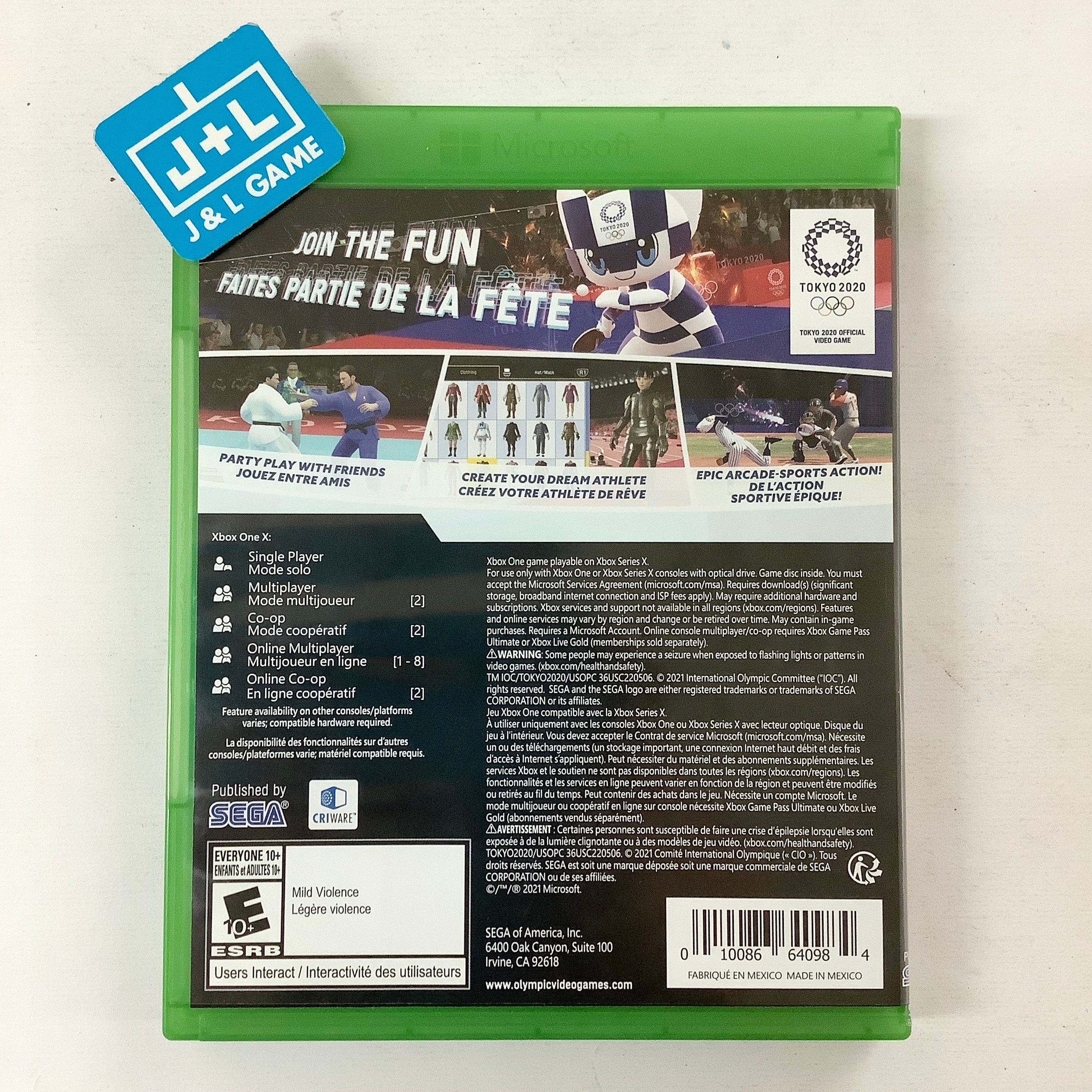 Olympic Games Tokyo 2020 - (XSX) Xbox Series X [Pre-Owned] | J&L Game