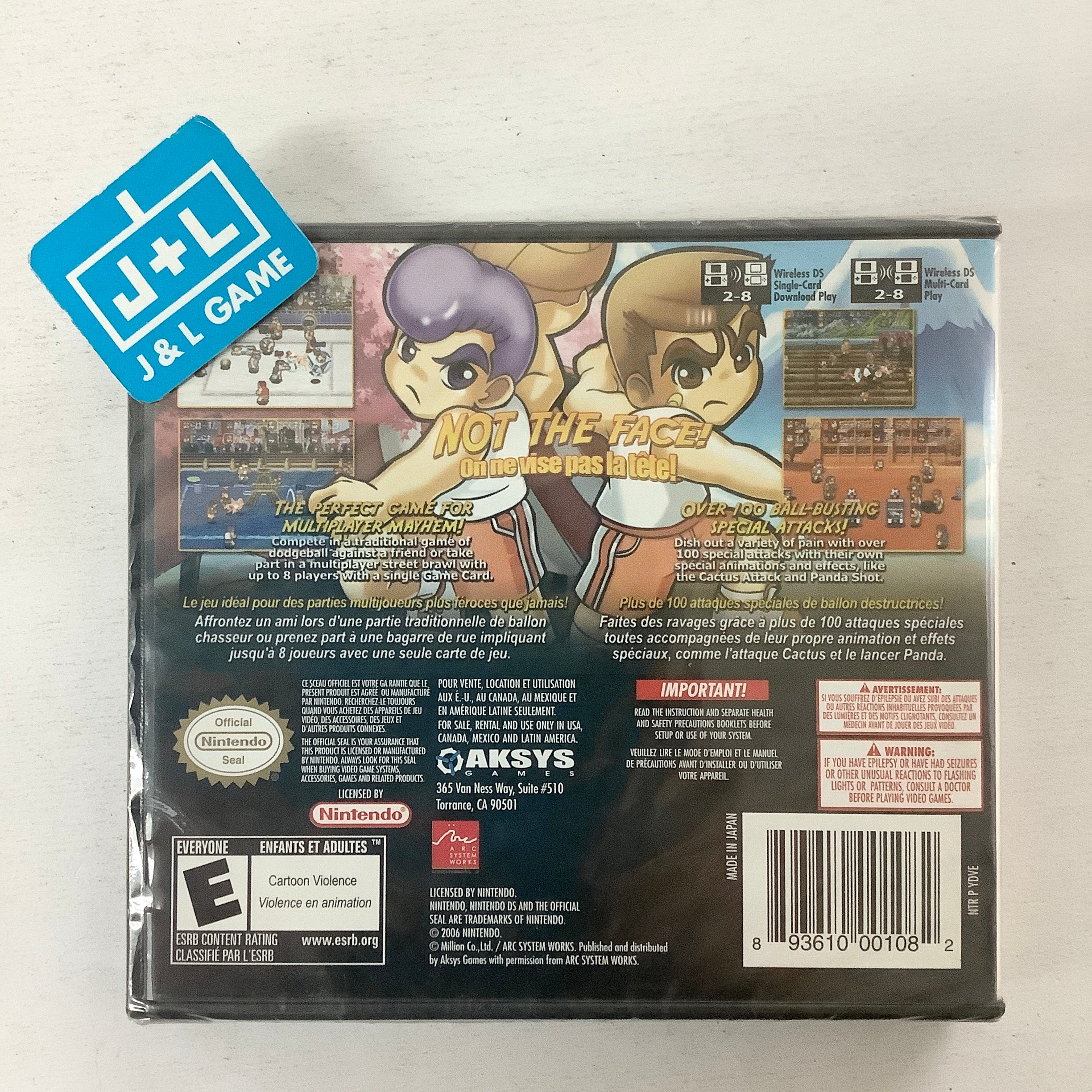 Super Dodgeball Brawlers - (NDS) Nintendo DS | J&L Game