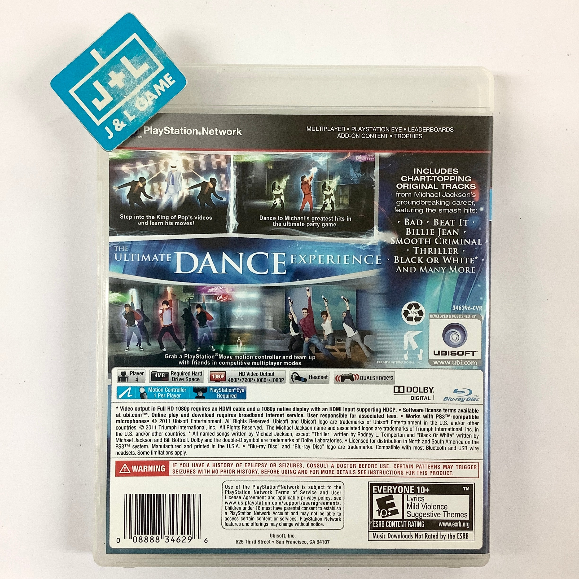 Michael Jackson The Experience (PlayStation Move Required) - (PS3