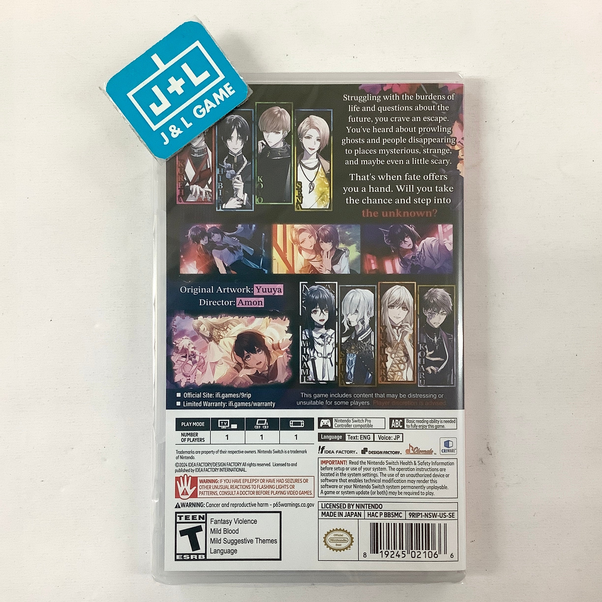 9 R.I.P. - (NSW) Nintendo Switch Video Games Idea Factory International, Inc.   