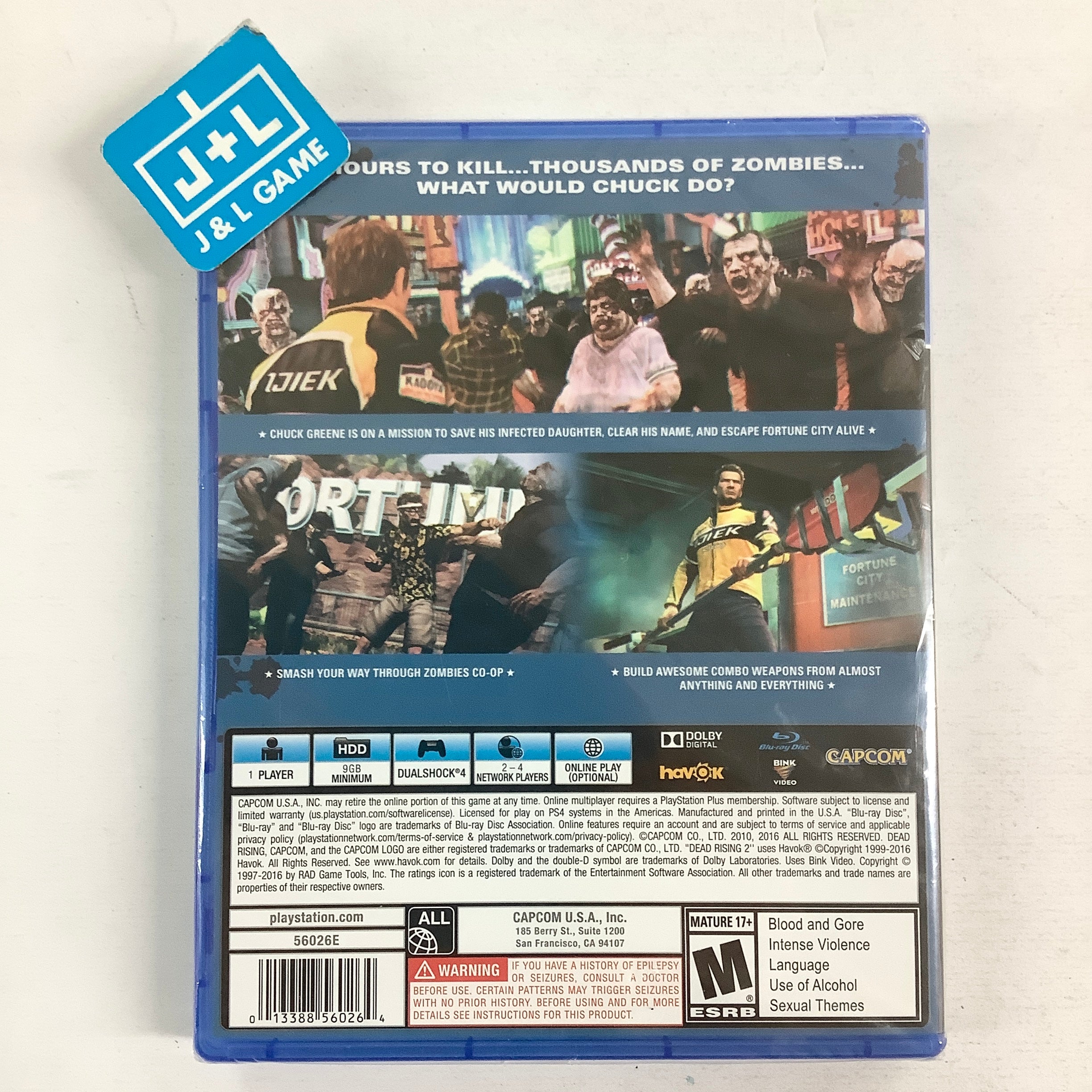 Dead Rising 2 - (PS4) PlayStation 4 Video Games Capcom